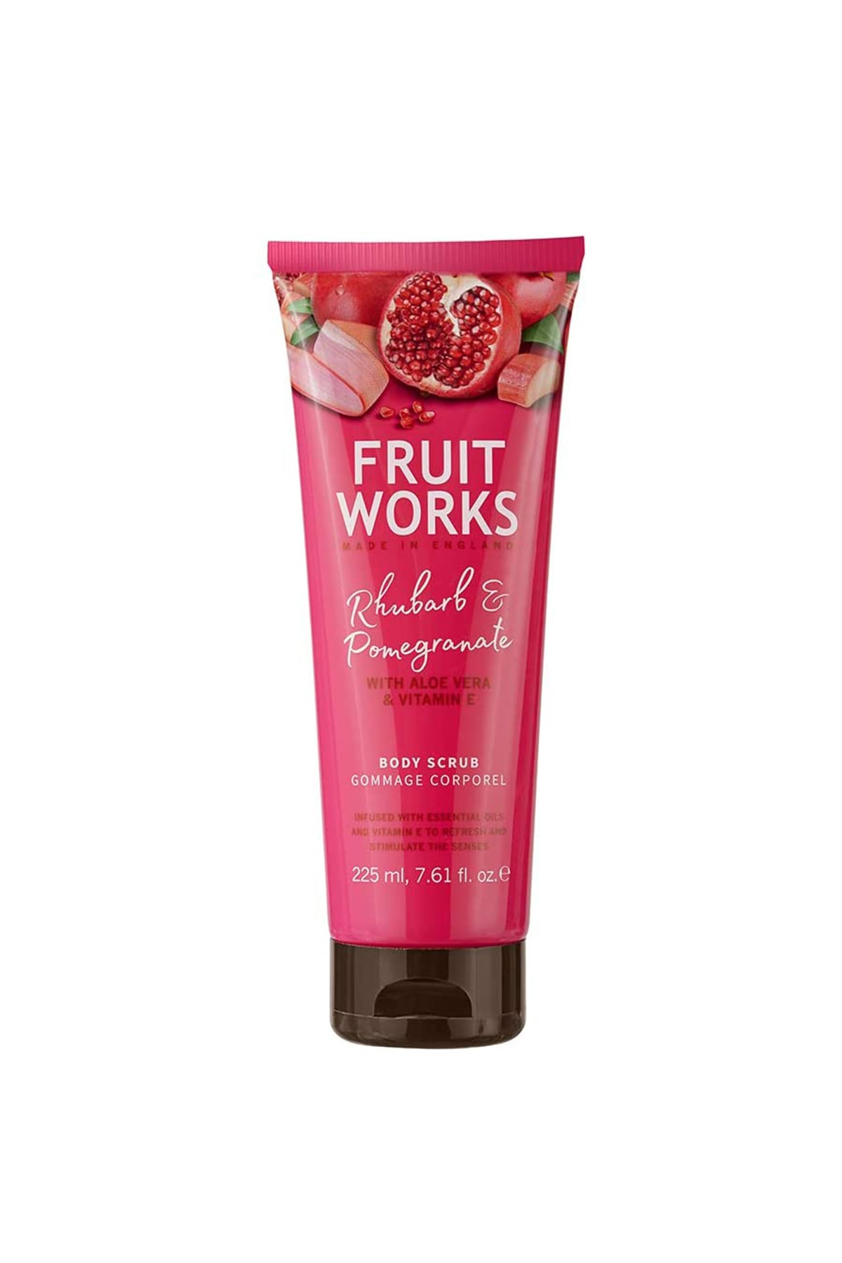 Fruit Works Bs Rhubarb & Pomegranate Vücut Peelingi 225 Ml