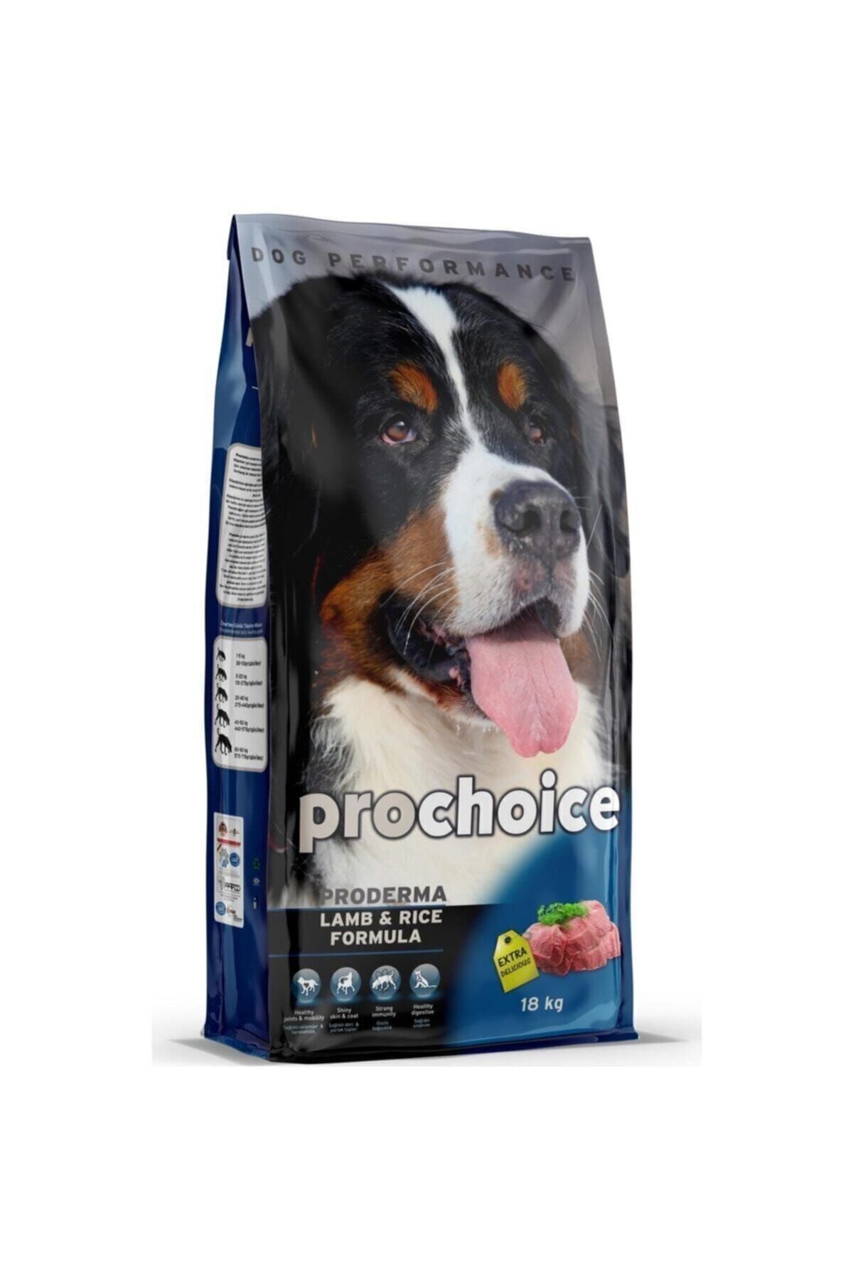ProChoice Pro Choice Proderma Kuzu Eti Ve Pirinçli Köpek Maması 18kg