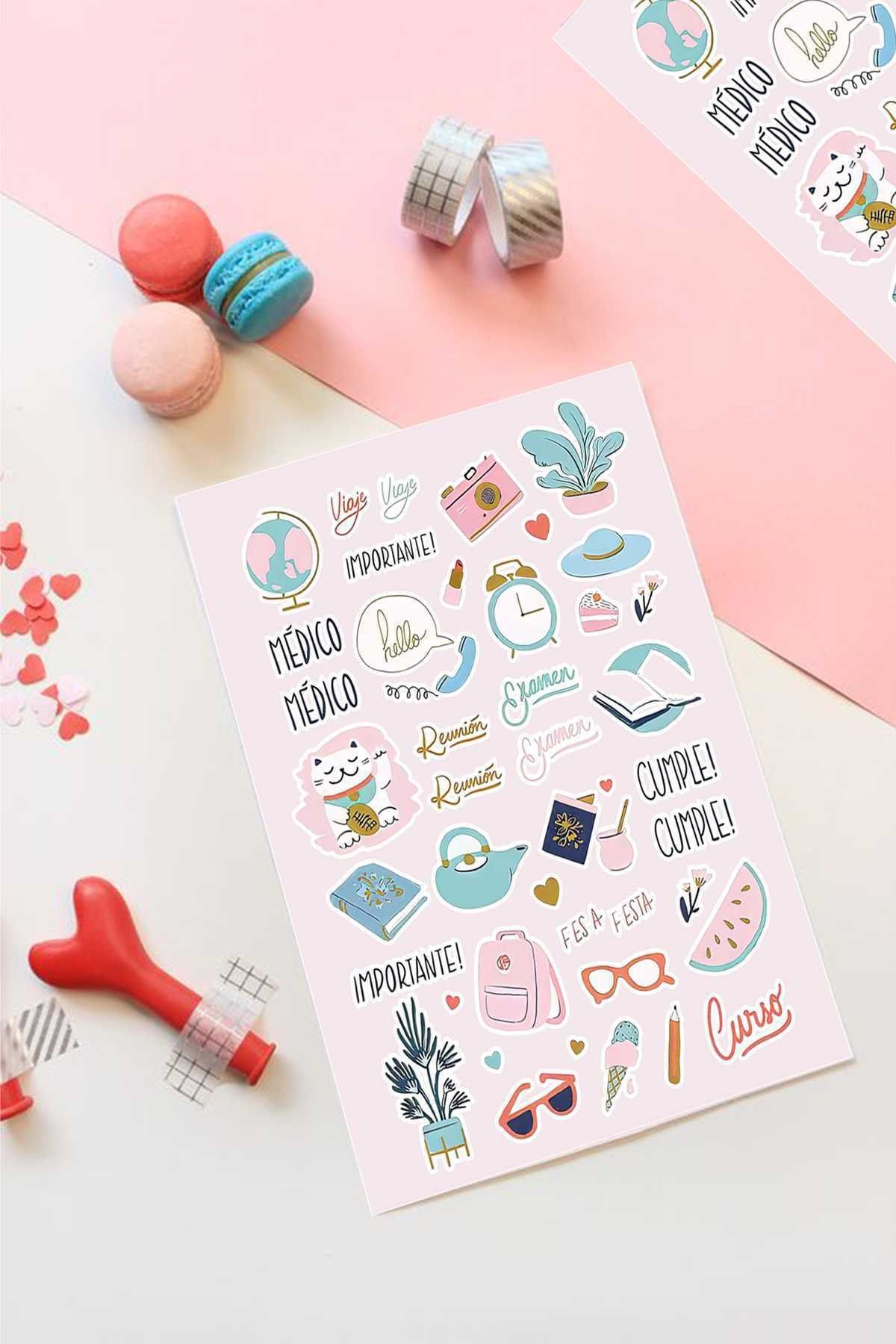 Spacepiks Planlayıcı Sticker A5