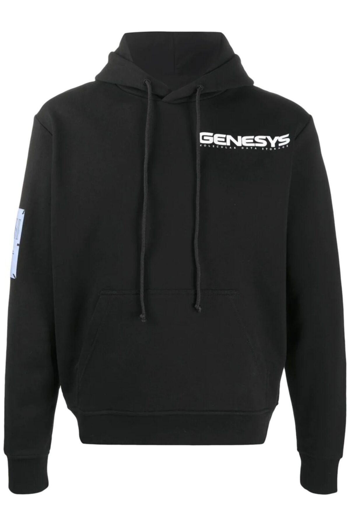 ALEXANDER MCQUEEN Genesis Molecular Data Storage Baskı Mcq Siyah Kapüşonlu Sweatshirt