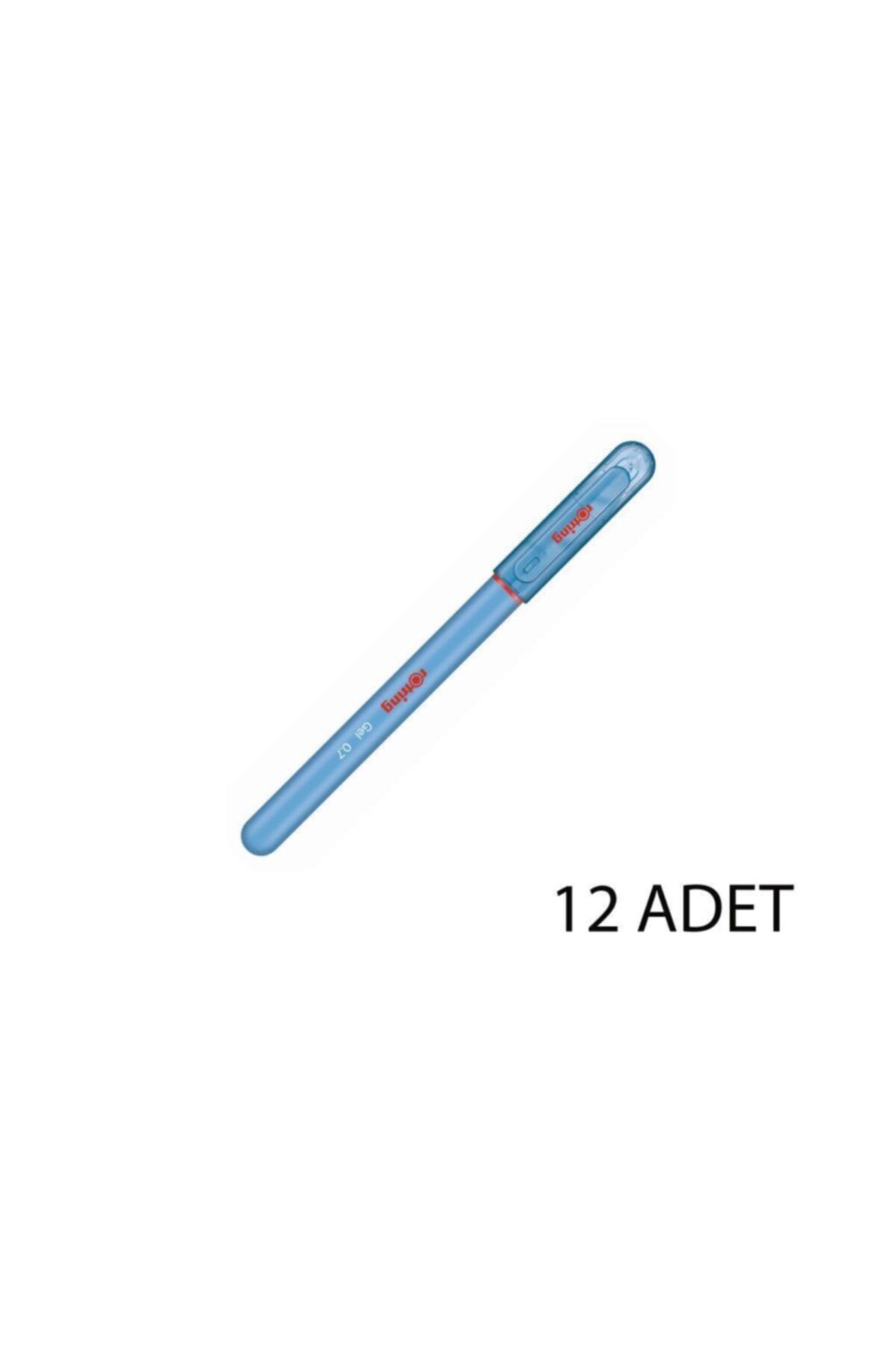 Rotring Jel Mürekkepli Tükenmez Kalem Açık Mavi 12'li