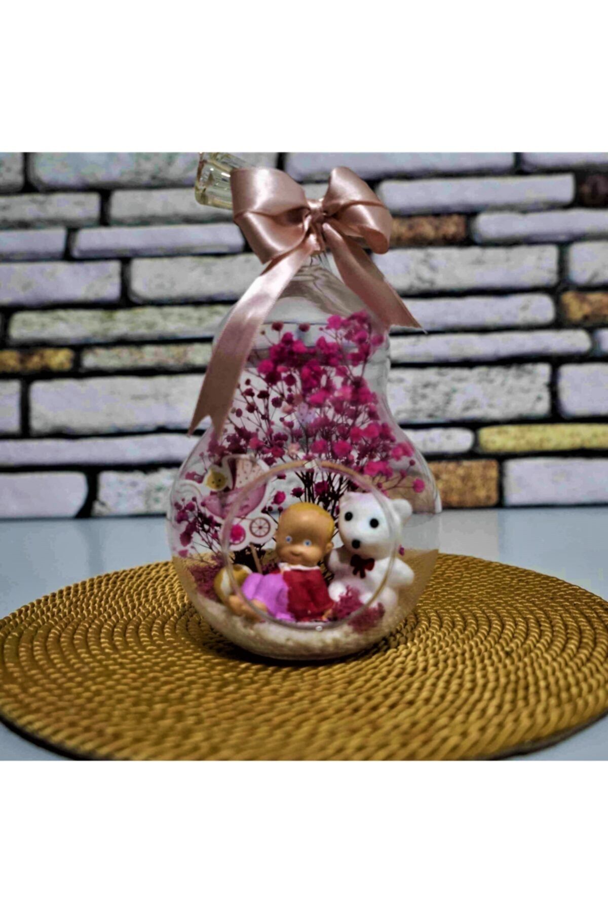 WOMRA BUTİK Mini Armut Aycıklı Kız Bebek-yenidoğan-hoşgeldin Bebeğim Teraryum