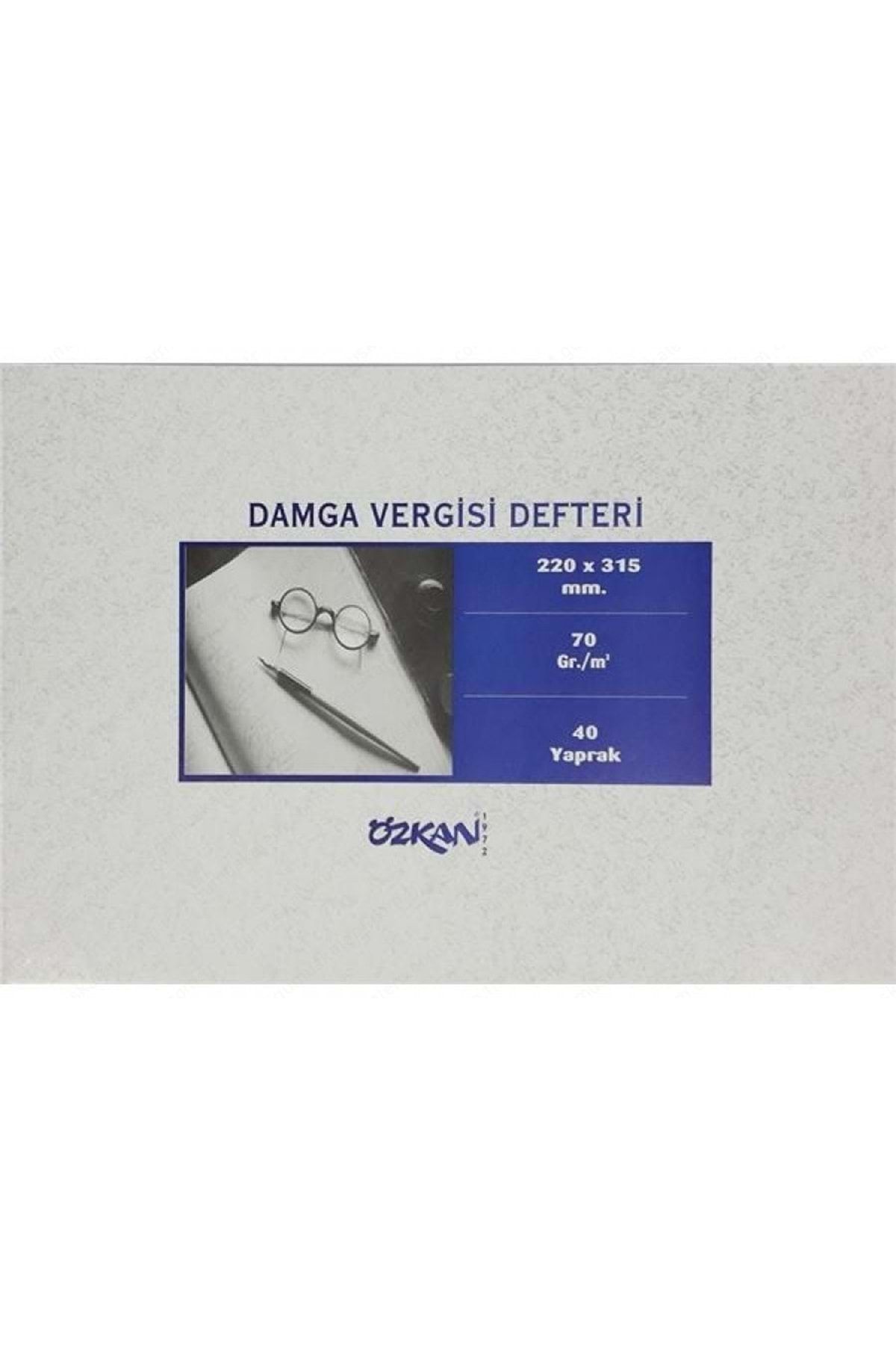 ÖZKAN Damga Vergisi Defteri Karton Kapak 40 Yaprak