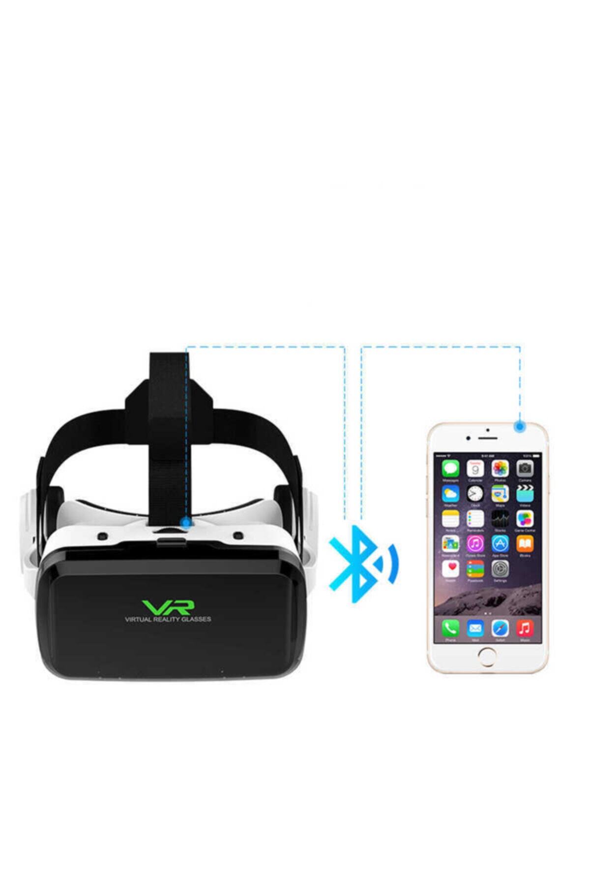 EHZ TEKNOLOJİ Vr Shinecon 3d Sanal Gerçeklik Gözlüğü Imax Vr Box Ayarlanabilir Bluetooth Stereo Kulaklık Imax