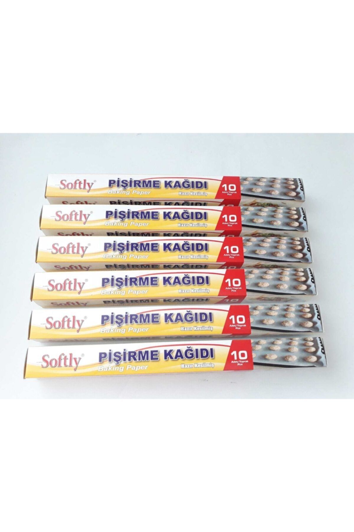 Softly 10 Adet Hazır Kesilmiş Pişirme Kağıdı 6lı