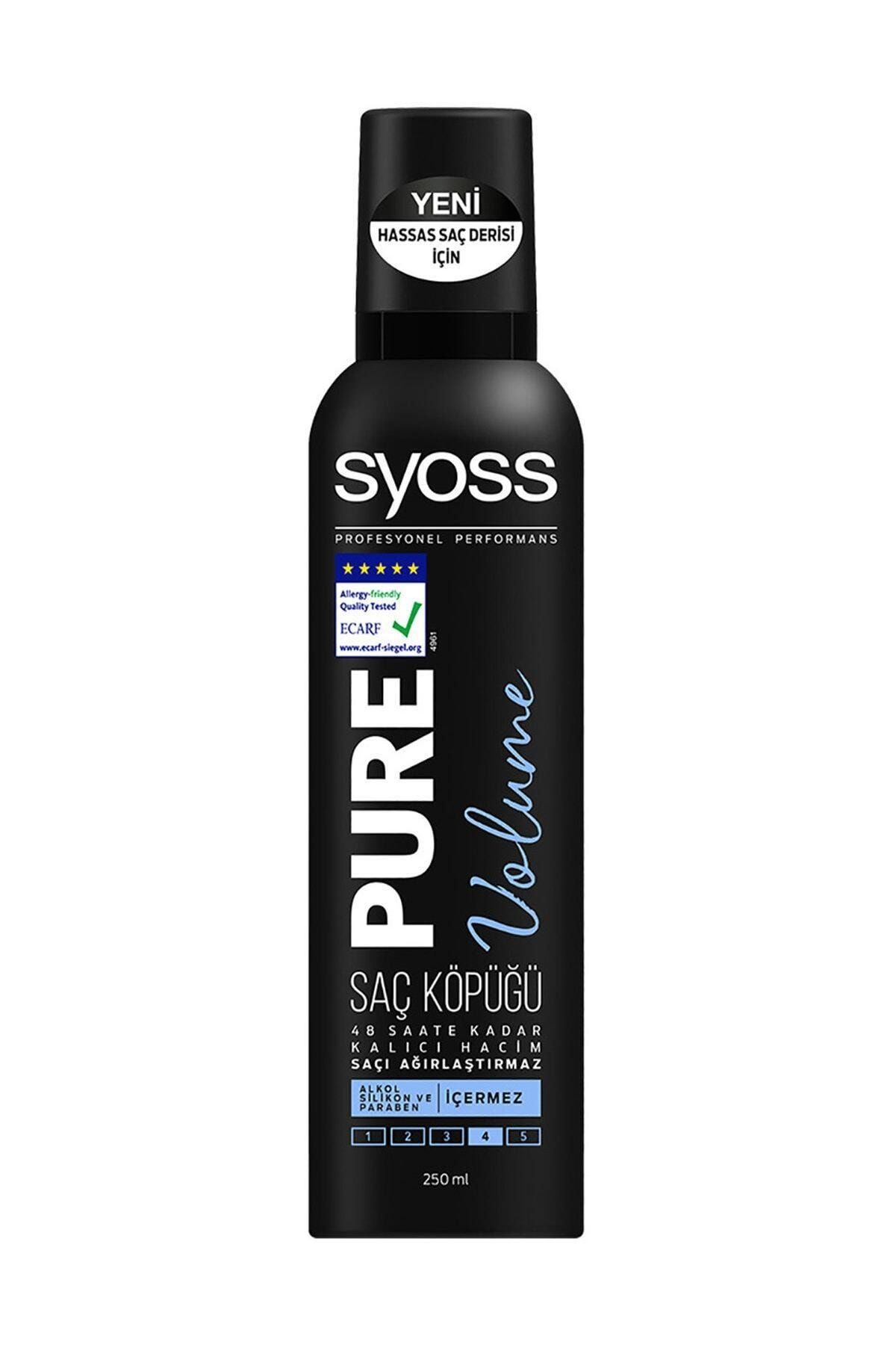 Syoss Koçak Kozmetik Pure Volume Saç Köpüğü 250ml