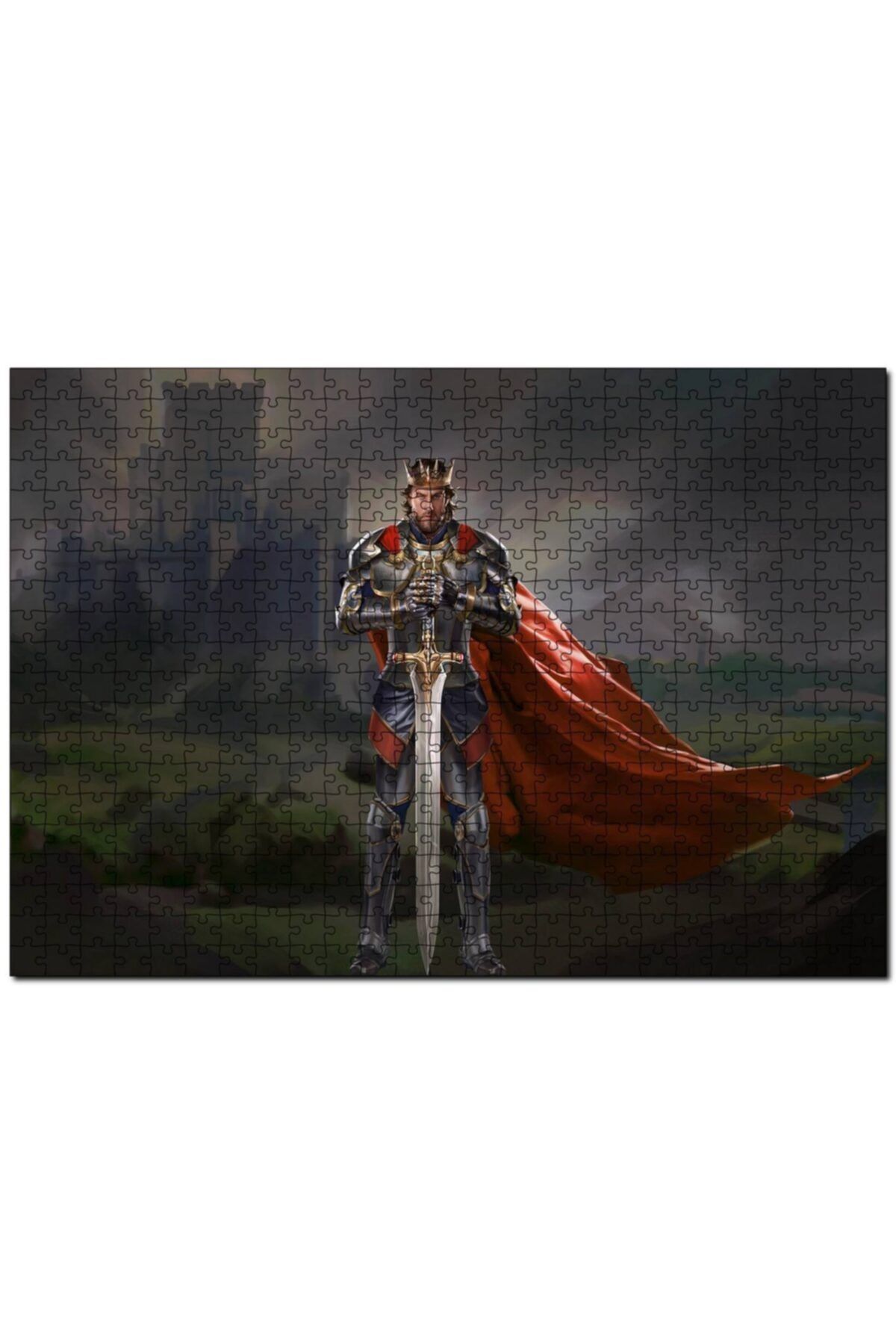 Cakapuzzle Kral Arthur Sanat Eseri Görseli 1000 Parça Puzzle Yapboz Mdf(ahşap)