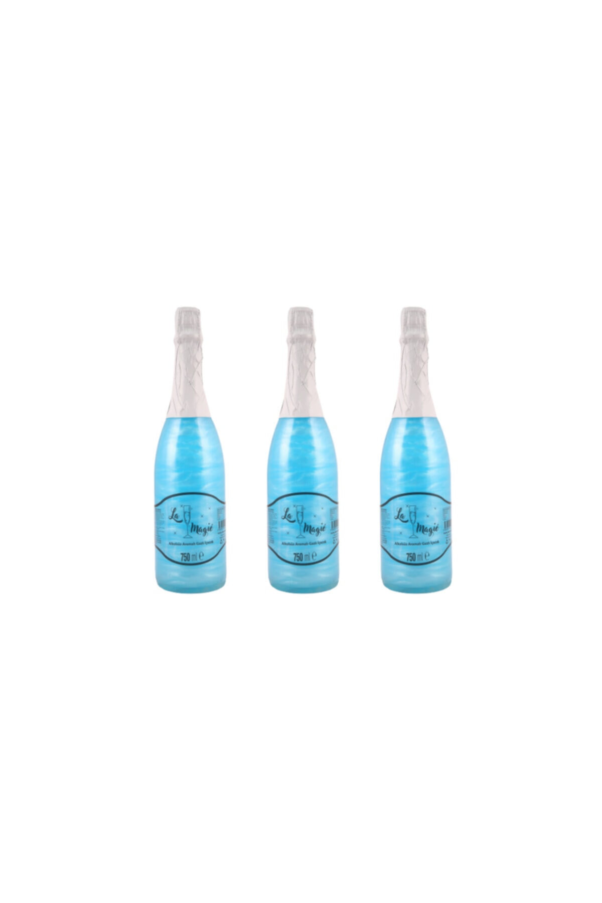 La Magié Hindistan Cevizi Ve Ananas Aromalı Gazlı Simli Alkolsüz Kokteyl 3x750 Ml