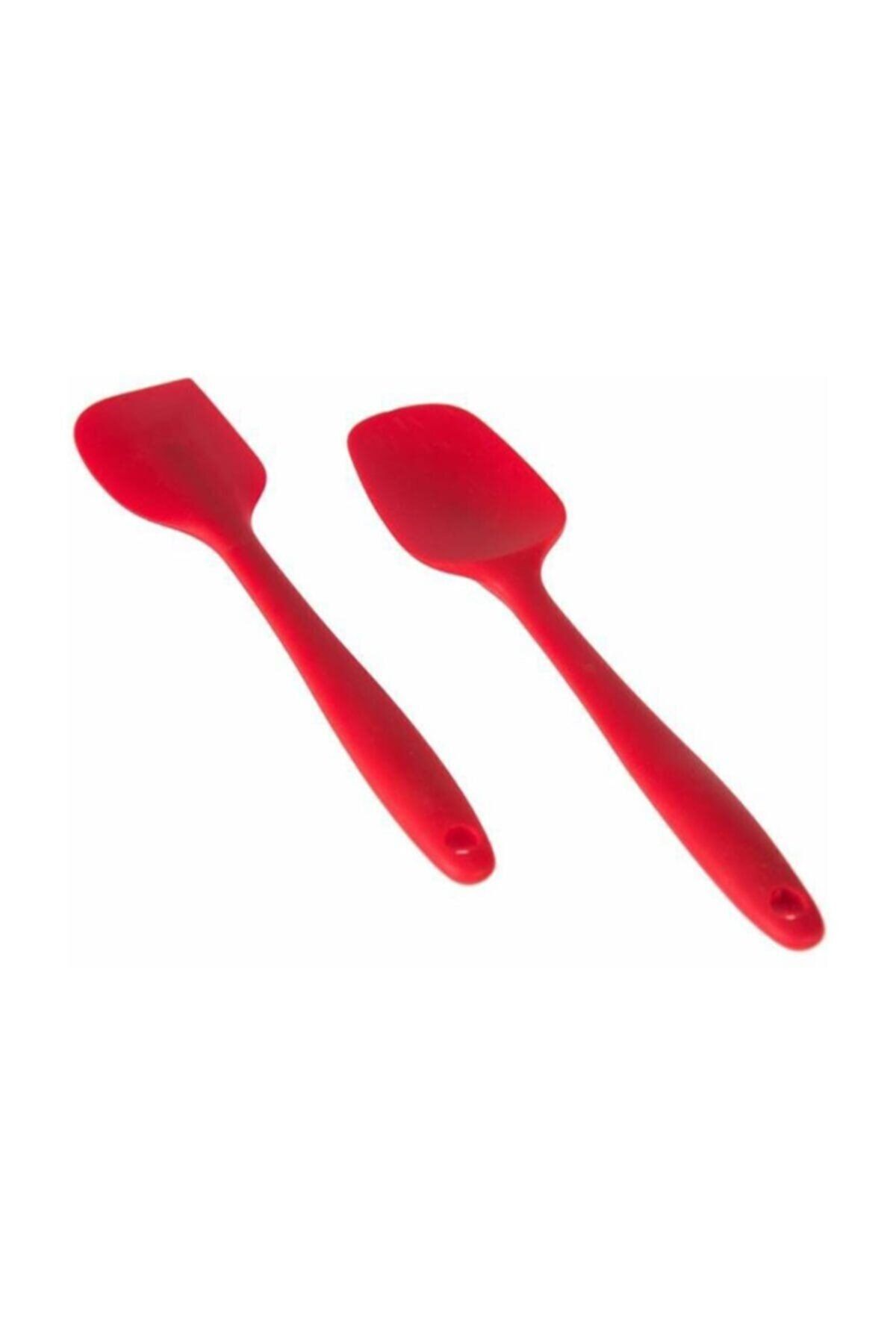 Makro fil 2'li Silikon Kaşık Spatula Seti