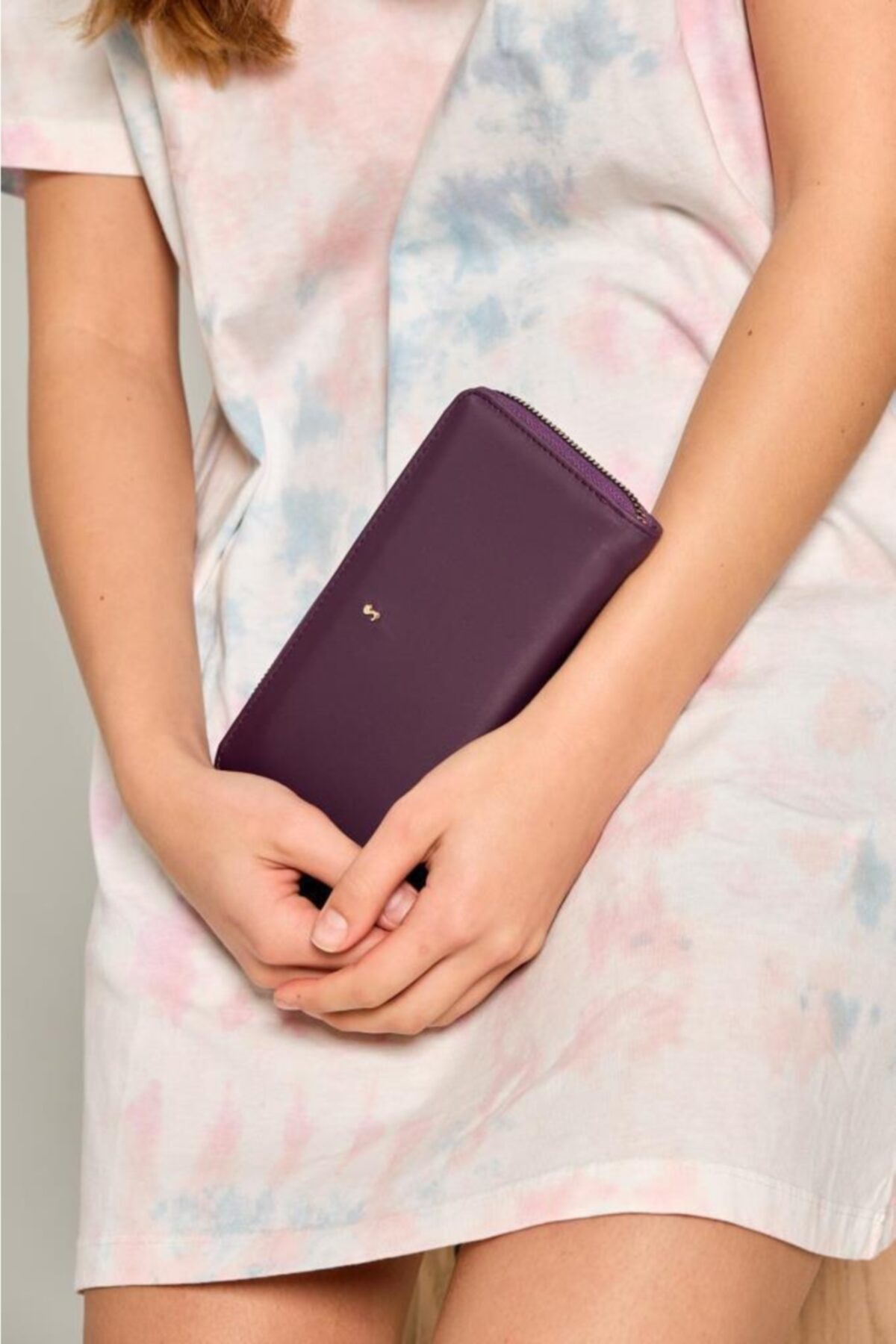 Shule Bags Kadın Cüzdan 1005 Koyu Mor