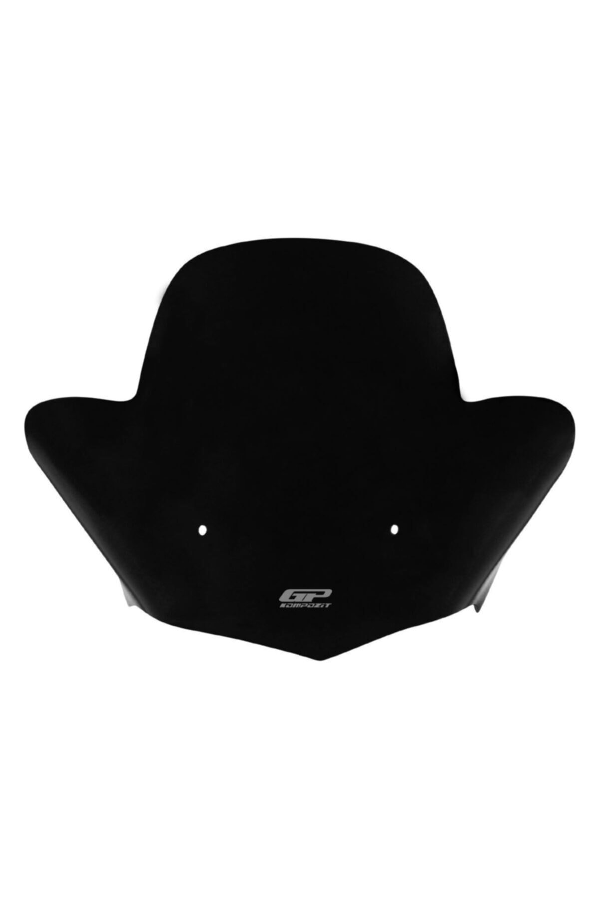 GP KOMPOZİT Bmw K 1200 R 2006-2008 Uyumlu Spor Ön Cam Siyah 33 cm