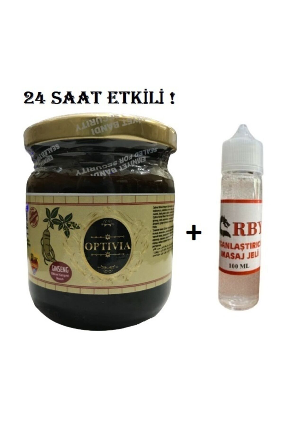 Herşeyi Kolay Çilekli Kayganlaştiriçı Jel Ve Ginseng'li Güç Kuvvet Macunu 245 Gr.