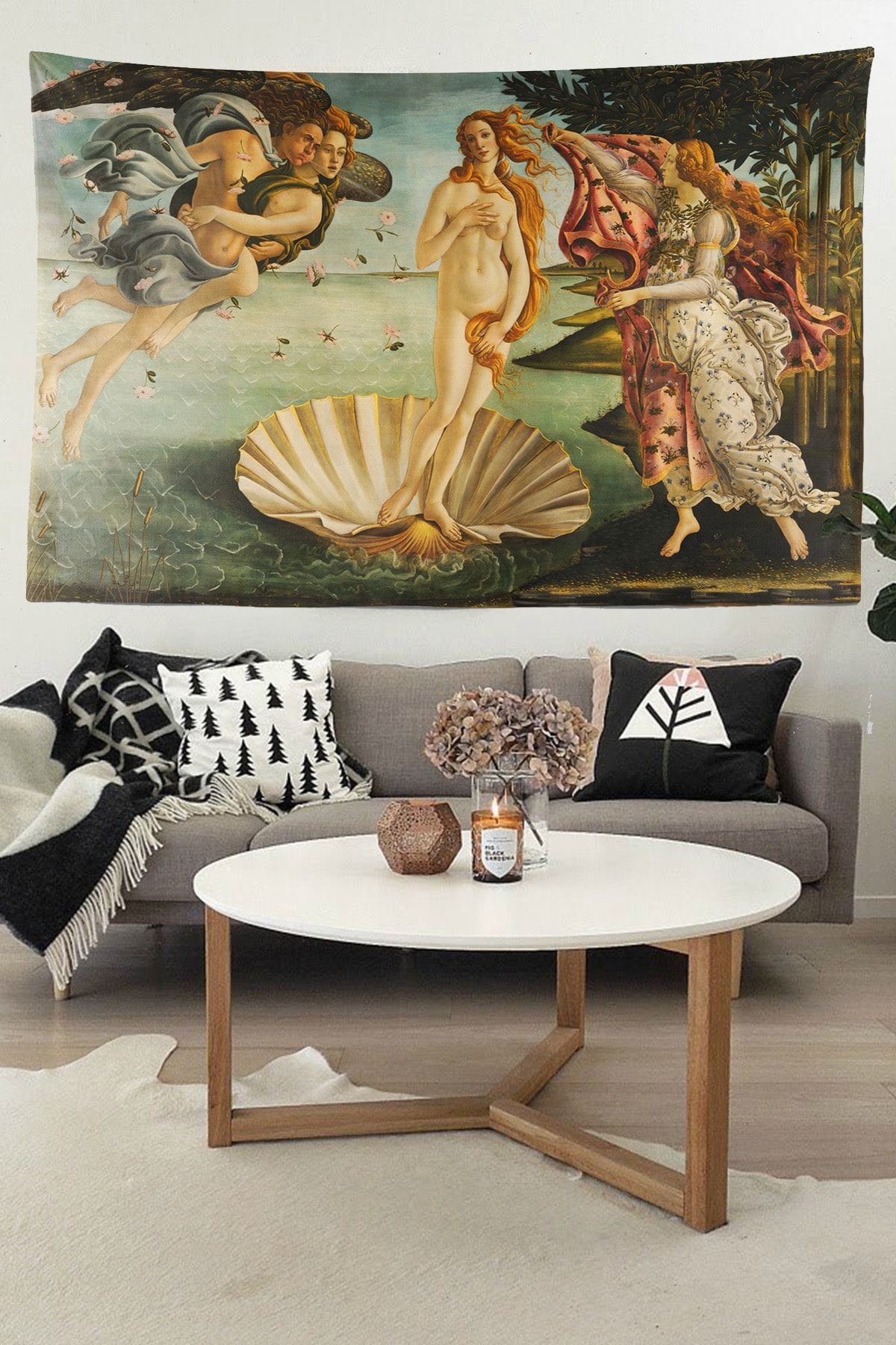 Kozmik Tapestry Venüs'ün Doğuşu Sandro Botticelli 1485–1486