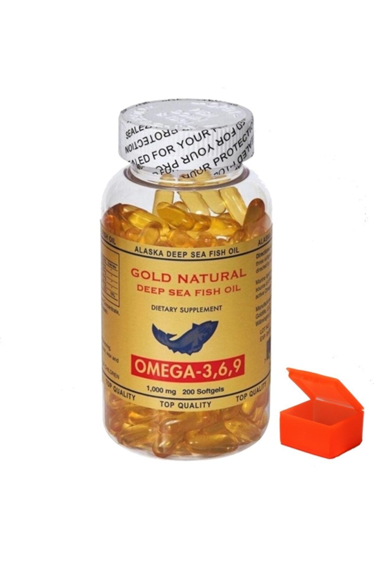 Gold Natural Omega 3-6-9 200 Softgel + Hap Kutusu