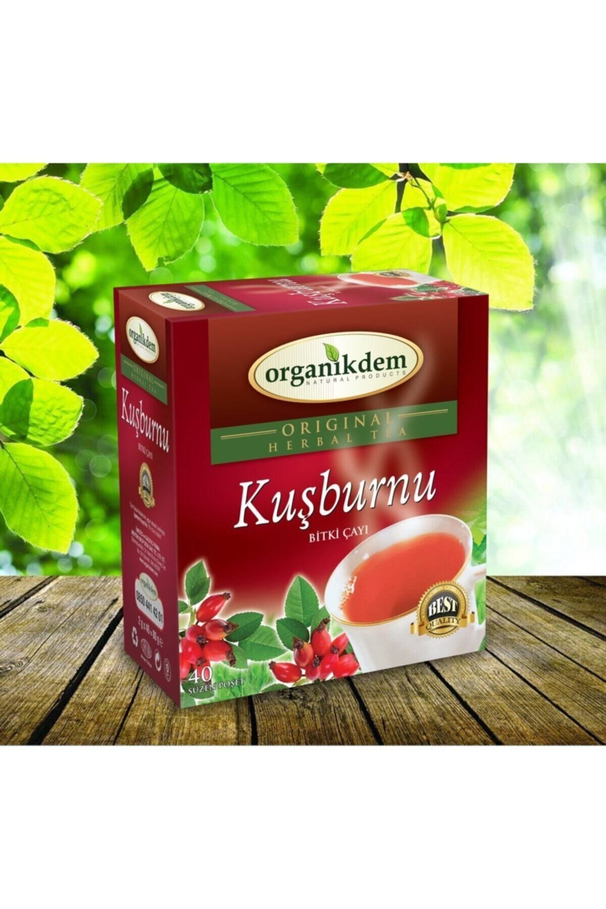 organikdem Kuşburnu Bitki Çayı 40 Süzen Poşet