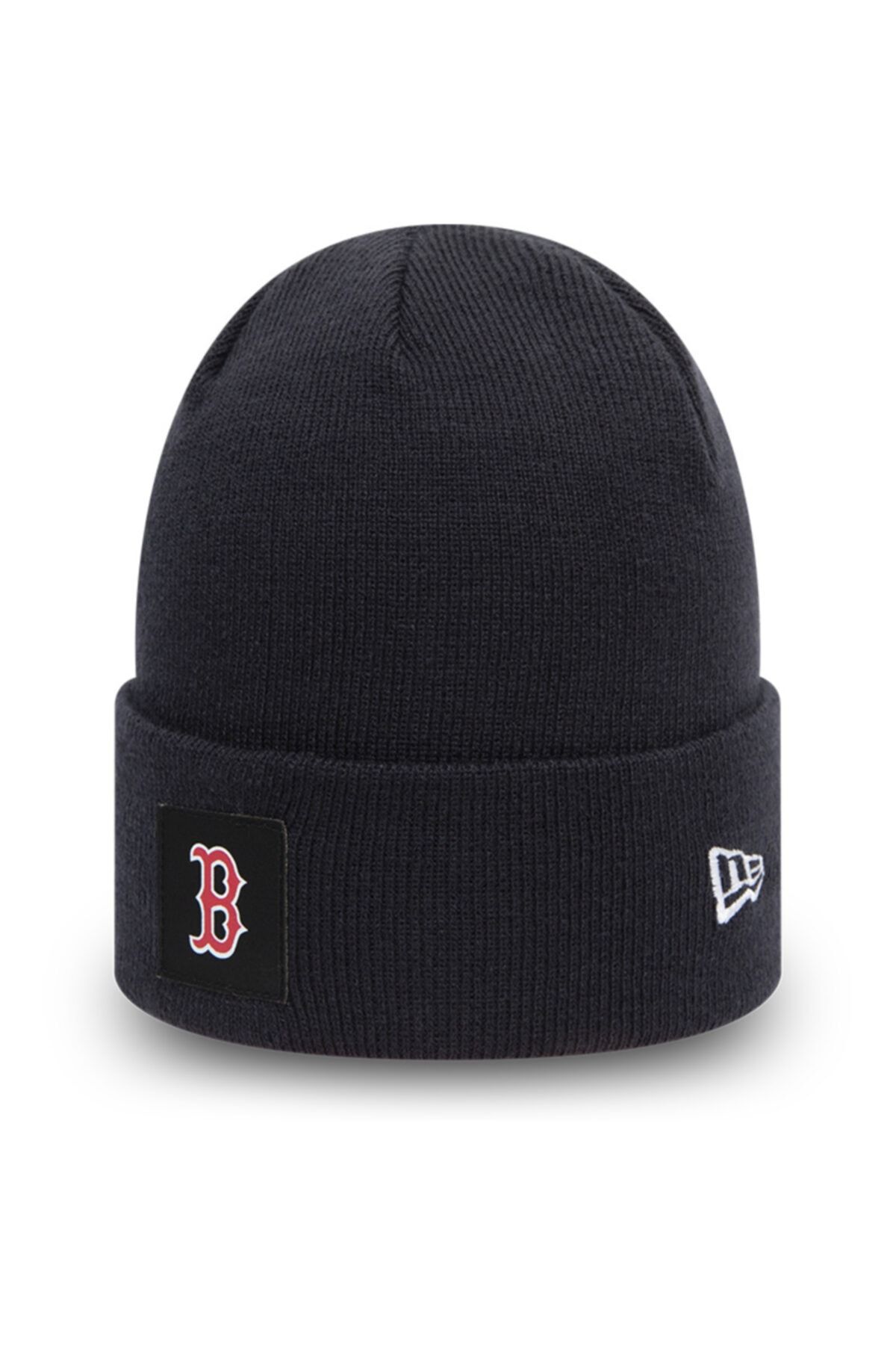 NEW ERA Boston Red Sox Team Logo Navy Cuff Beanie Hat Unisex Bere