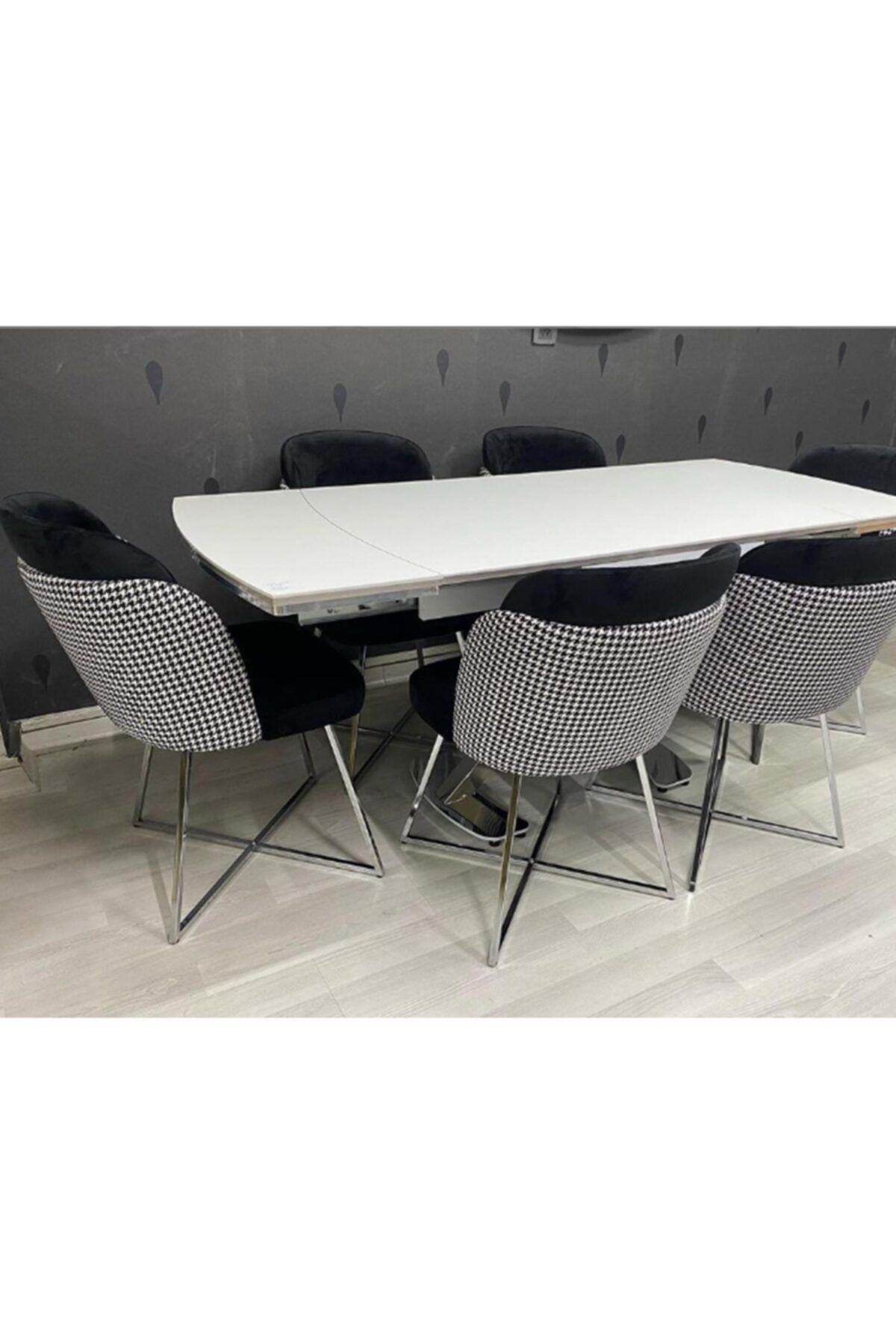 ReHome Lizbon 6 Kişilik Yemek Masa Sandalye Takımı