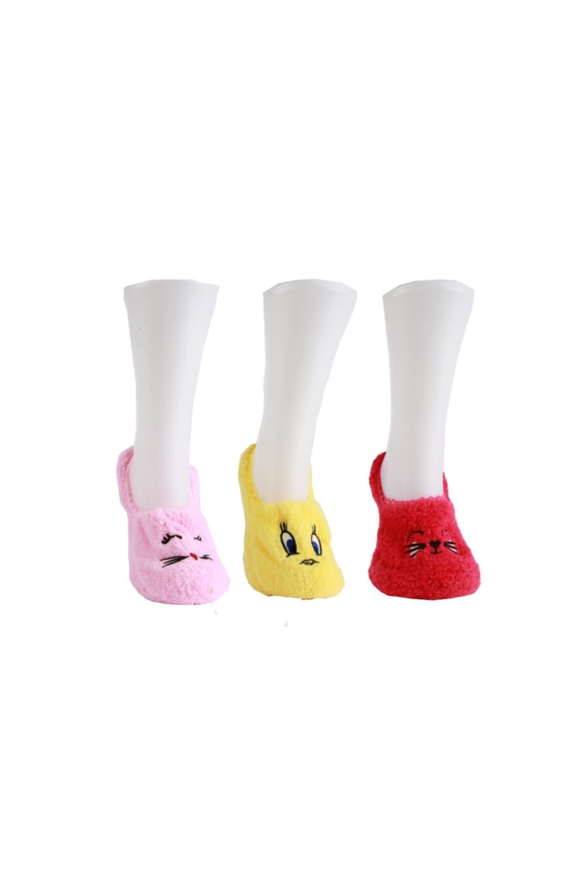 Ducks Socks Nakışlı Polar Kadın
