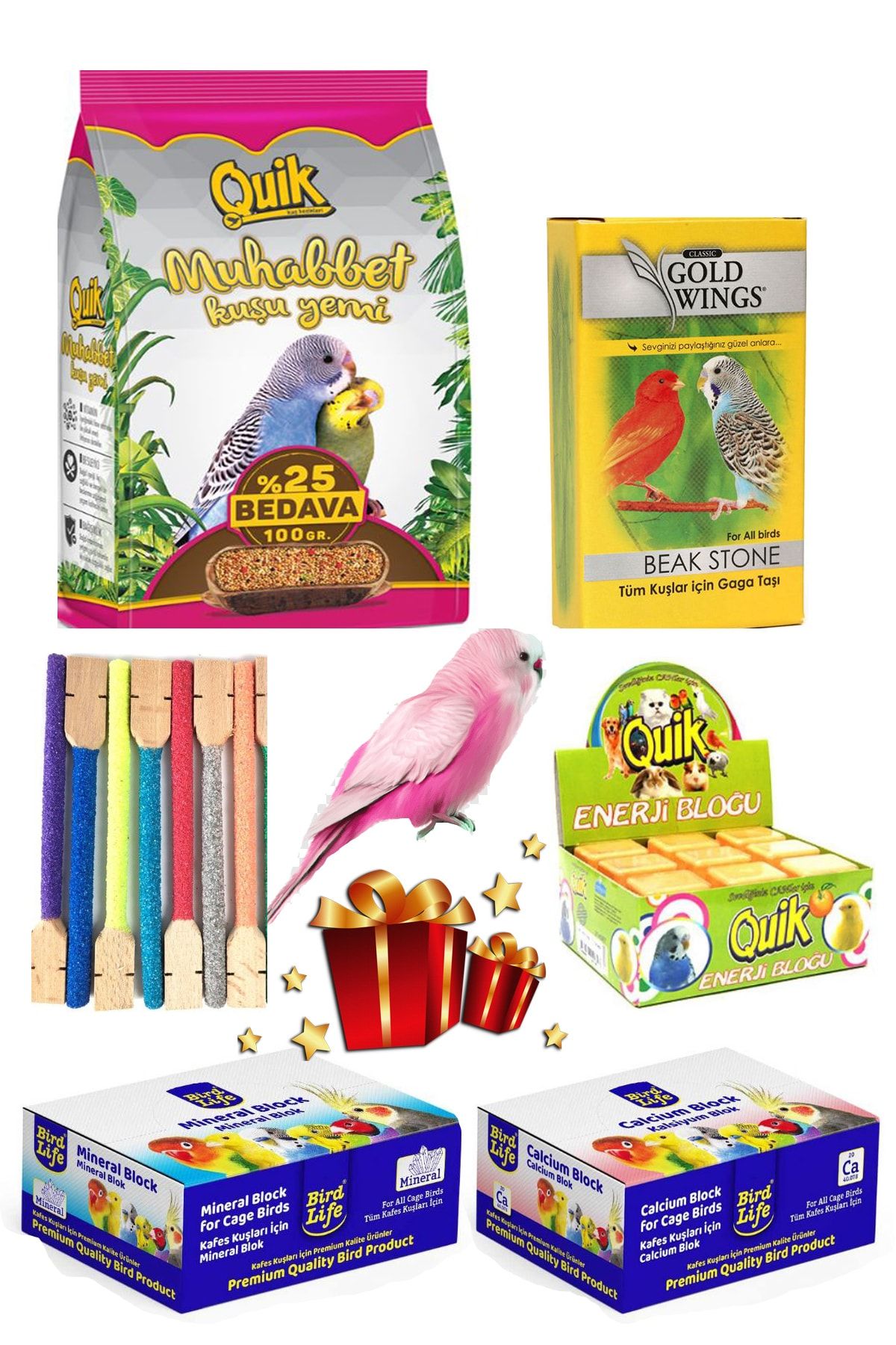 Quik Kuş Tam Set Tüm Ihtiyaç Içinde