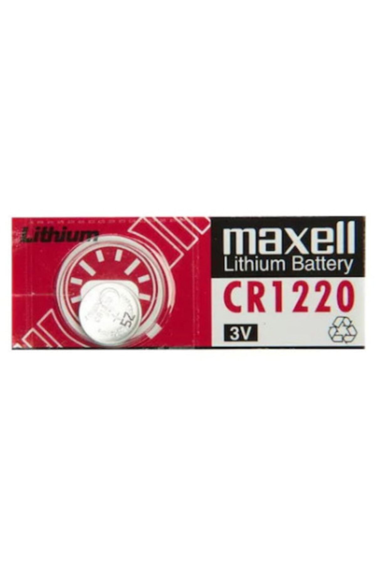 Maxell Cr 1220 Pil Saat Pili 1 Adet Pil