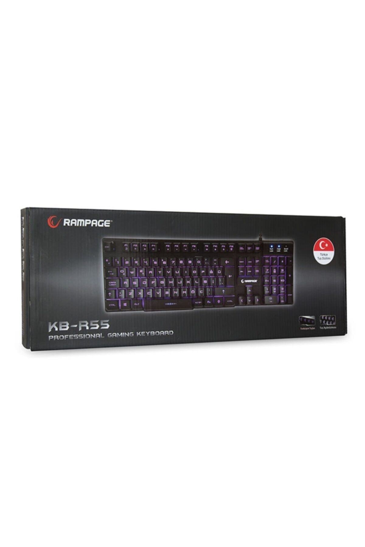 Rampage Kb-r55 Siyah Gaming Q Multimedia Klavye