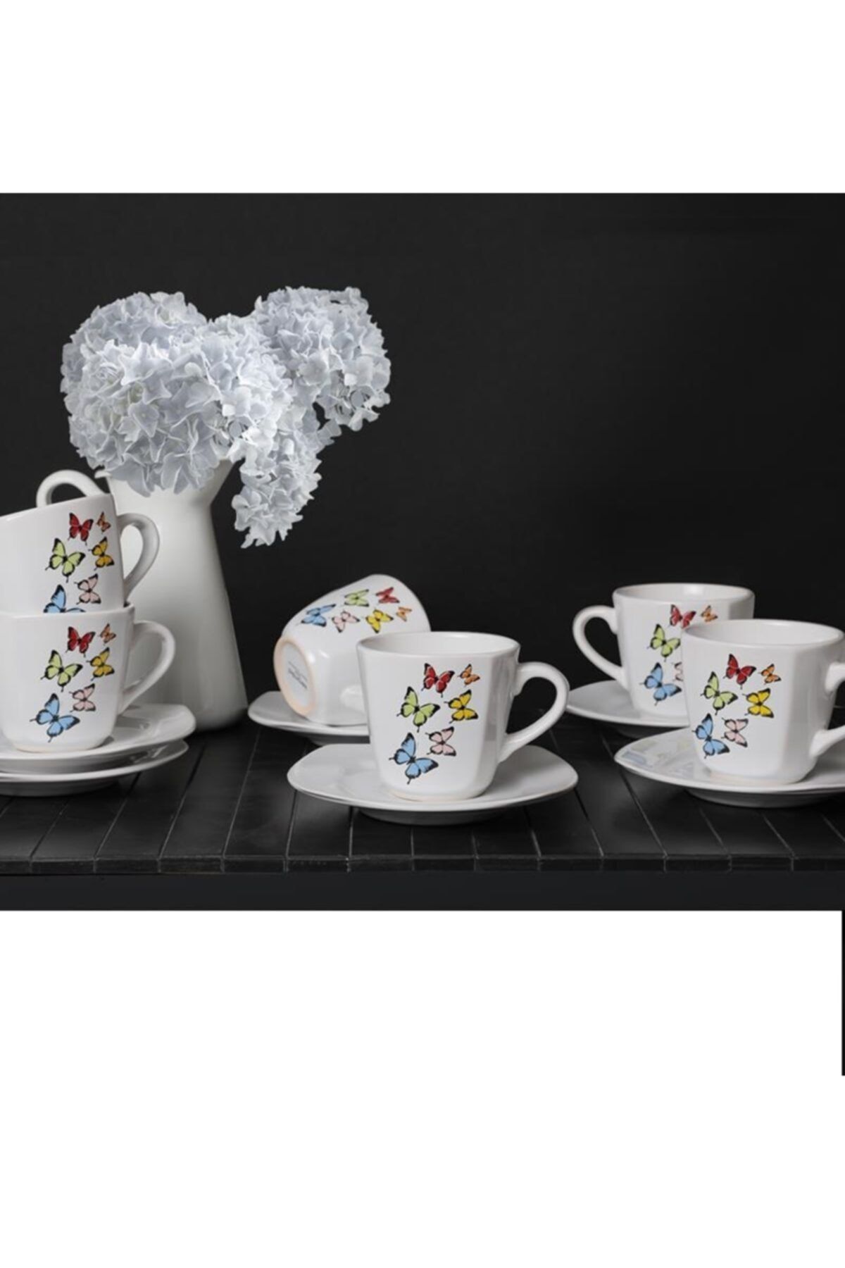 Keramika Çay&nescafe Fincan Takımı 6 Kişilik