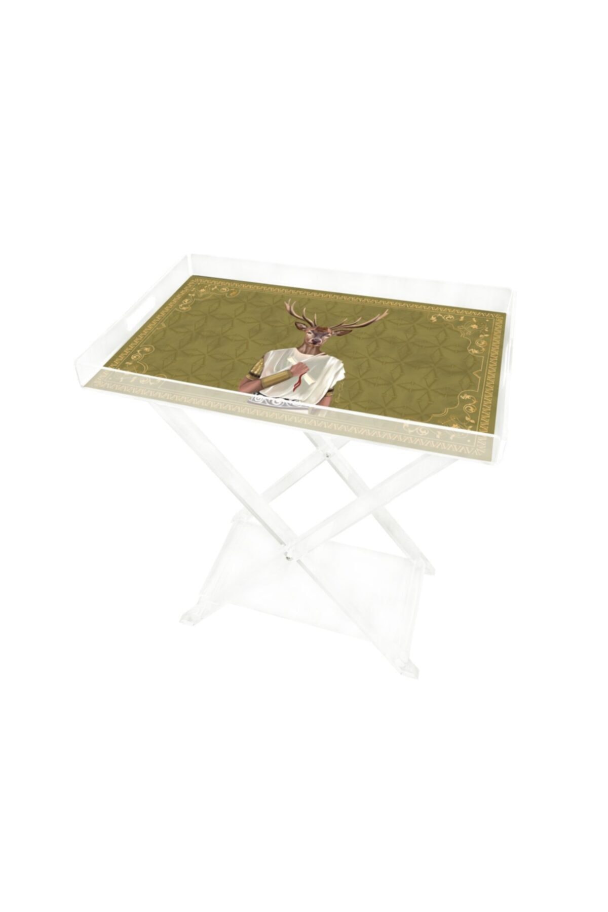VİTELLİ Roman 60x40 Pleksi Sehpa