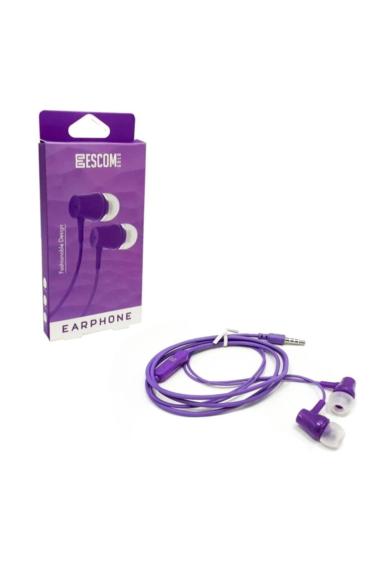 Escom Kulakiçi Kulaklık Mikrofonlu 3.5mm Tk-80