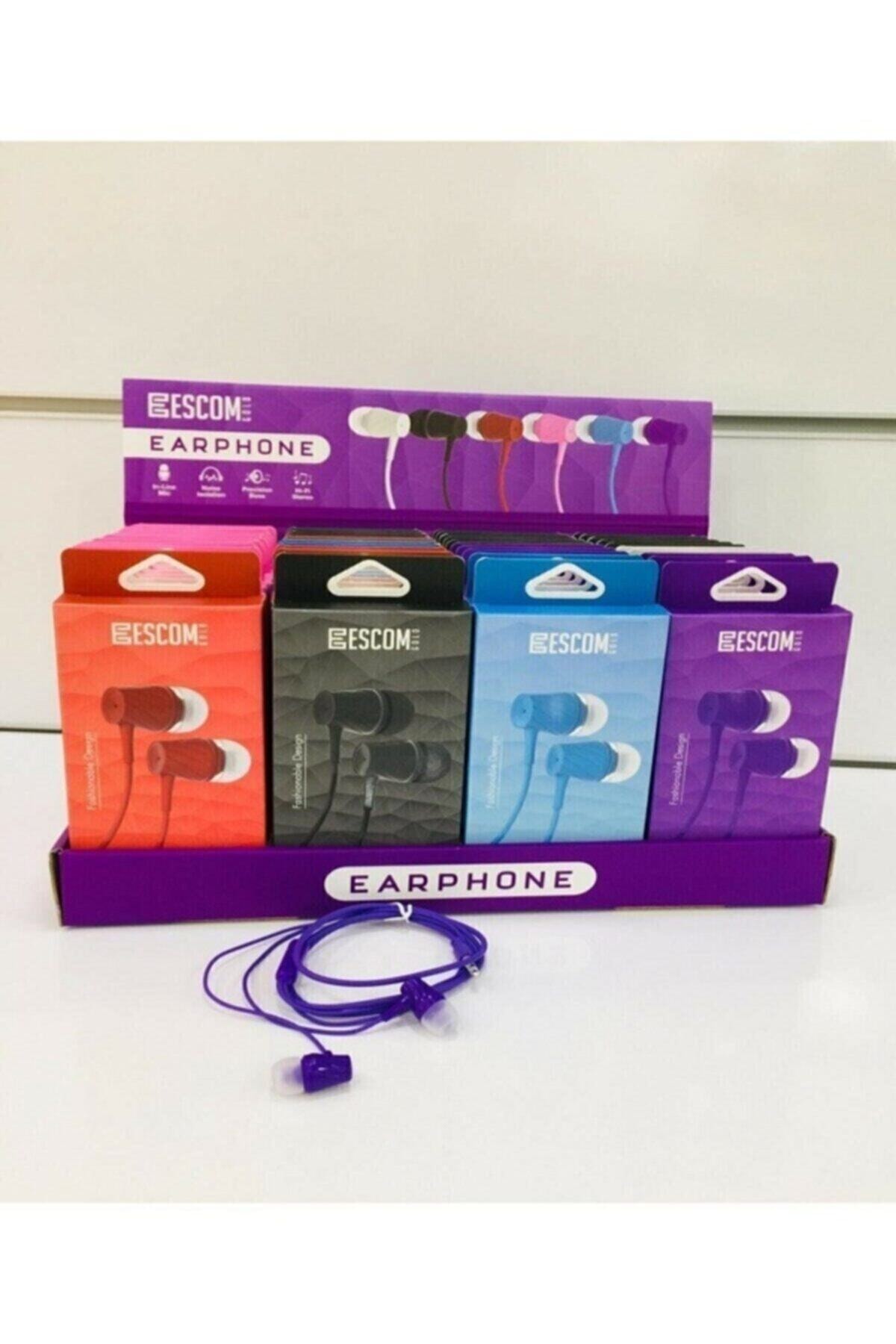 Escom Gold Telefon Kulaklık Mikrofonlu Gold Tk-80