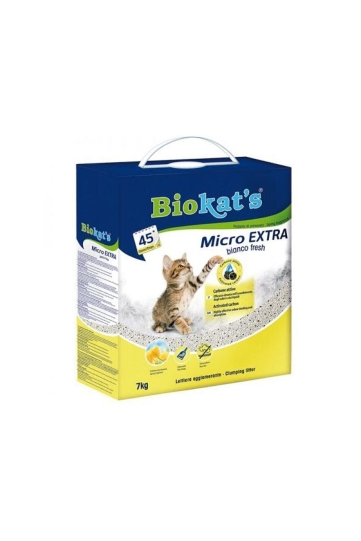 Biokats Kedi Kumu Micro Bianco Fresh Extra 7kg