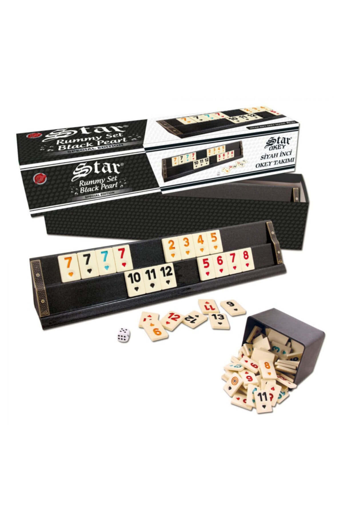 Star Okey Star Siyah Inci Okey Takımı