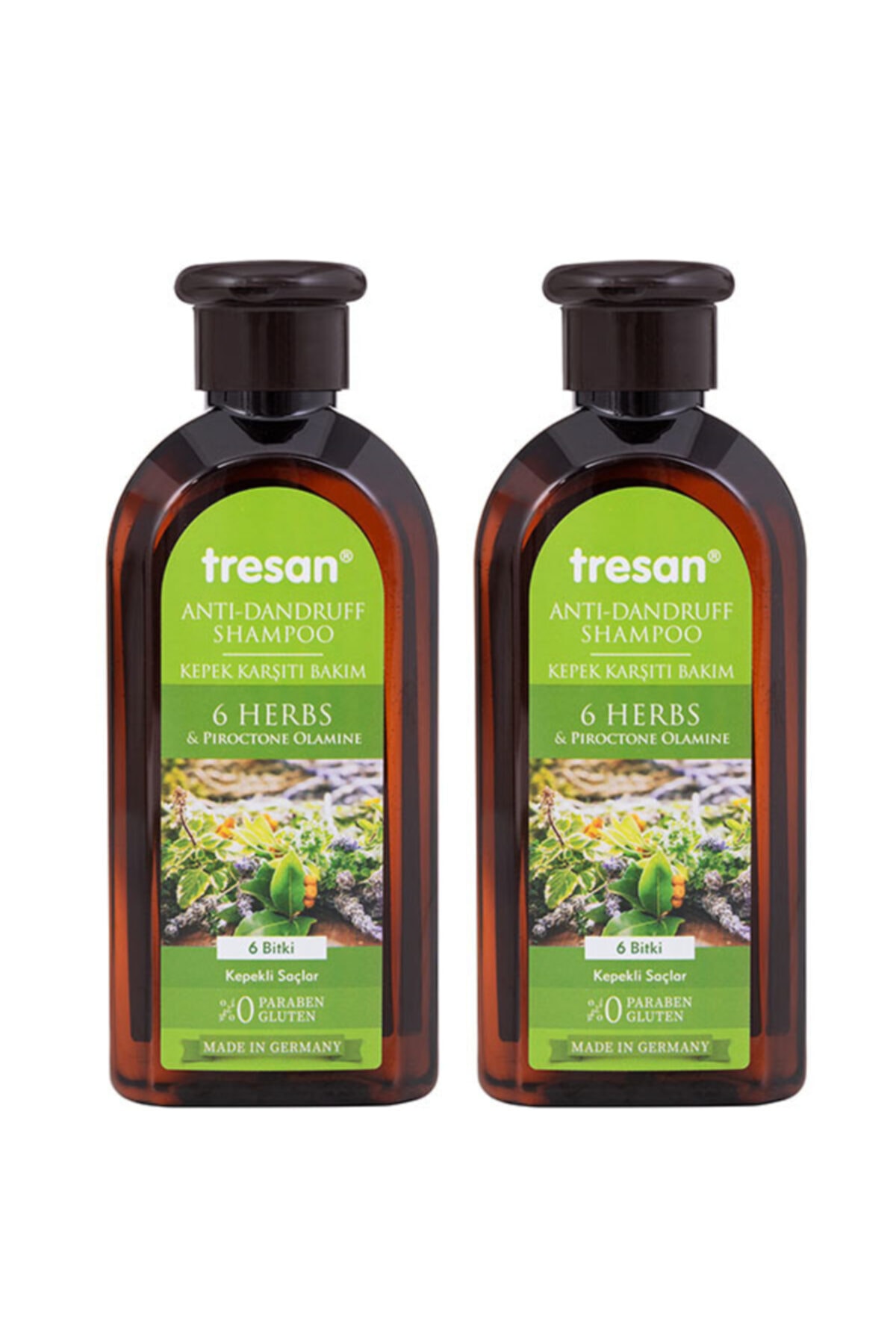 Tresan 6 Bitki Kepek Karşıtı Şampuan 300 ml  x 2 Adet