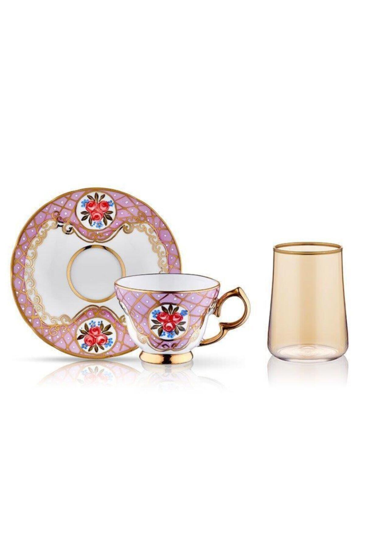 Koleksiyon Lisa Aheste Türk Kahve St Bahar Pembe Premium