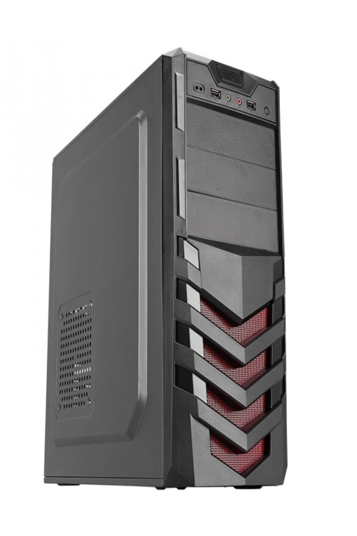 Everest 720r Peak-250w Siyah/kırmızı 2*sata Mesh Metal Panel Kasa