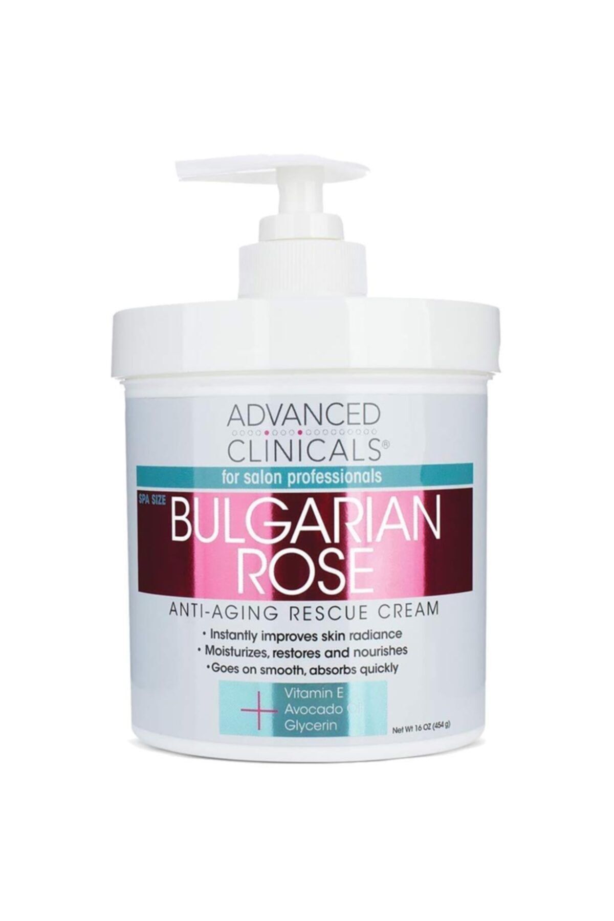 ADVANCED CLİNİCALS Bulgar Gülü Anti-aging Rescue Krem 454gr