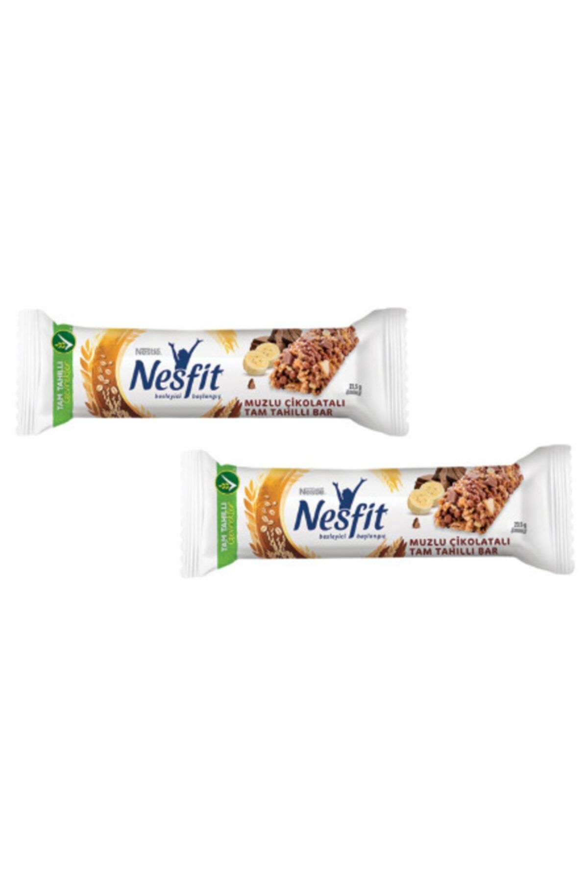 Nestle Nesfit Sütlü Çikolatalı Ve Muzlu Tam Tahıllı Bar 23,5gr  X 2 Adet