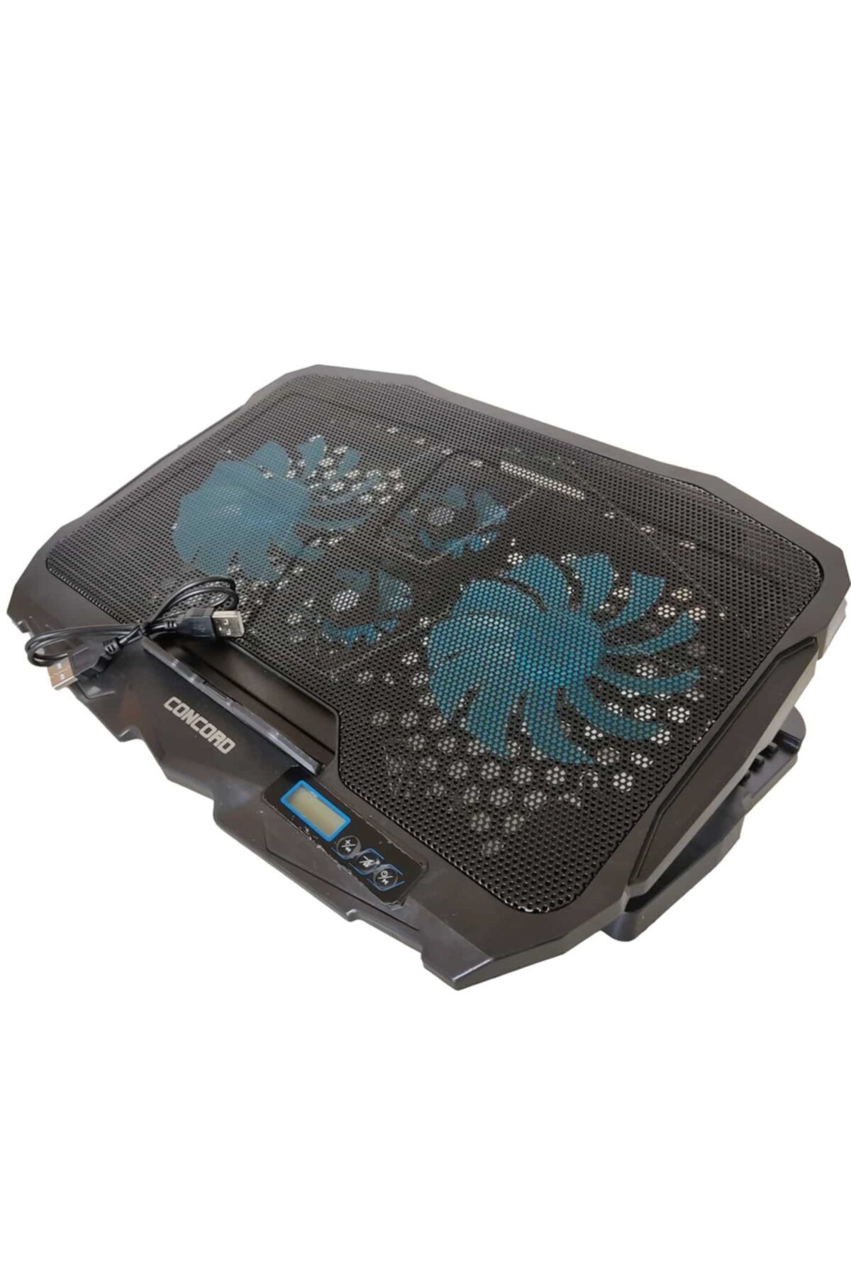 magazaon Işıklı Ledli Standlı 2 Fanlı Laptop Soğutucu Concord C-884