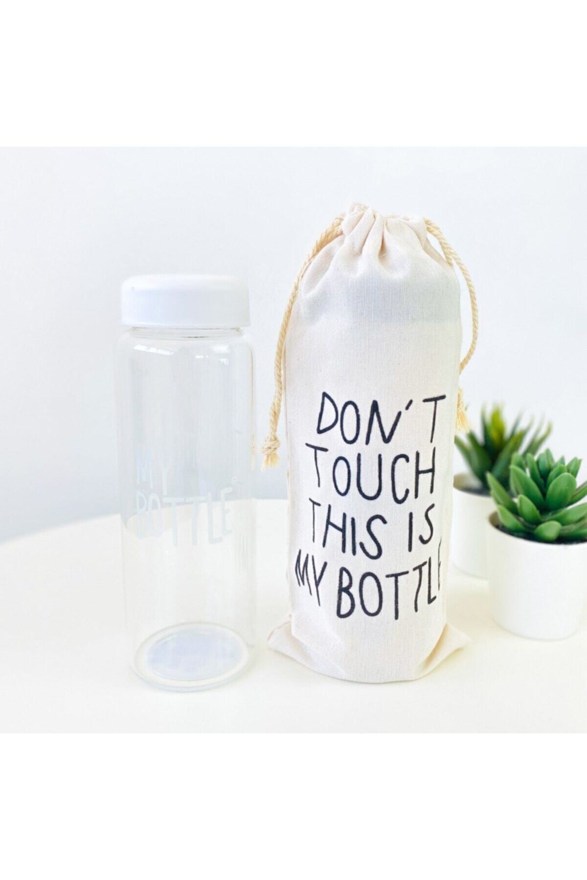 Carat Home Beyaz Cam Matara Su Şişesi 500 Ml