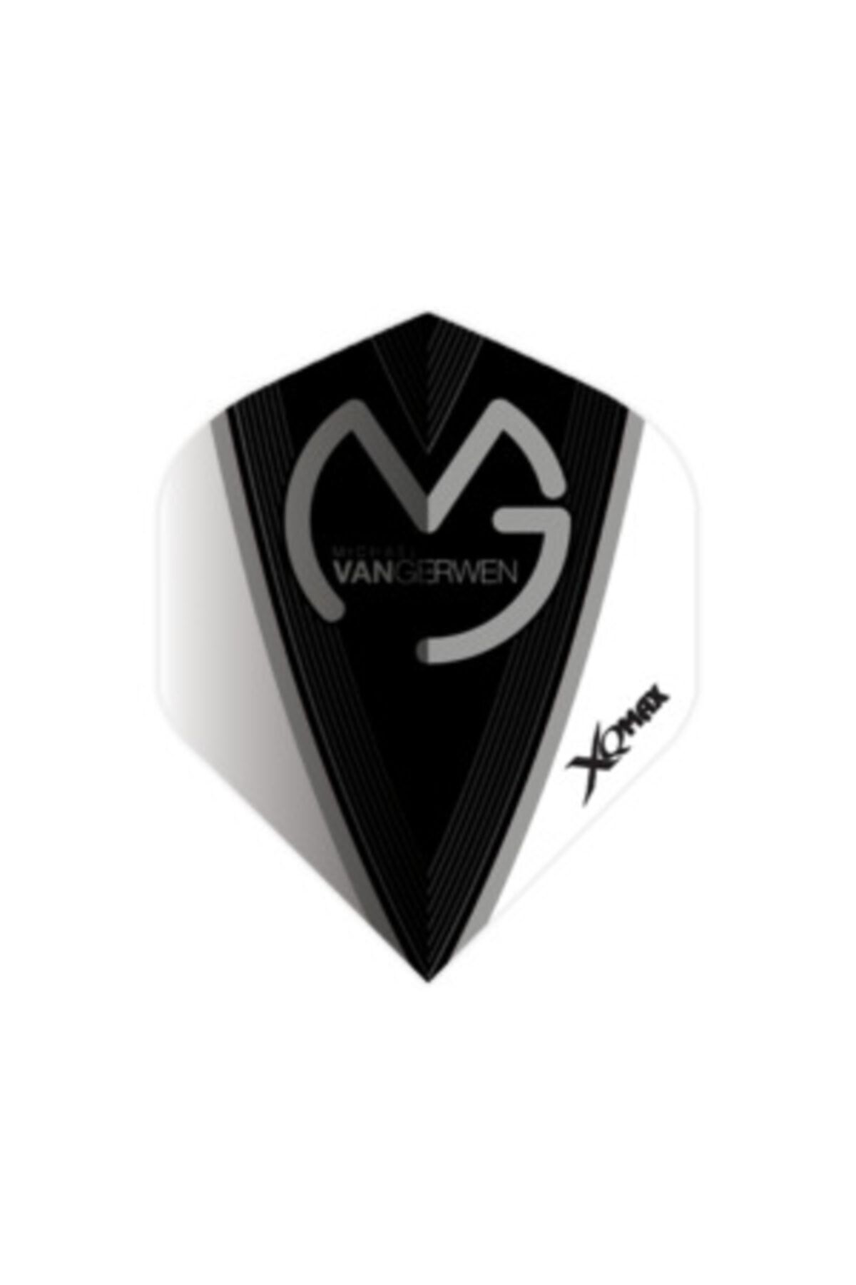 XQ Max Michael Van Gerwen Black-white Dart Flight
