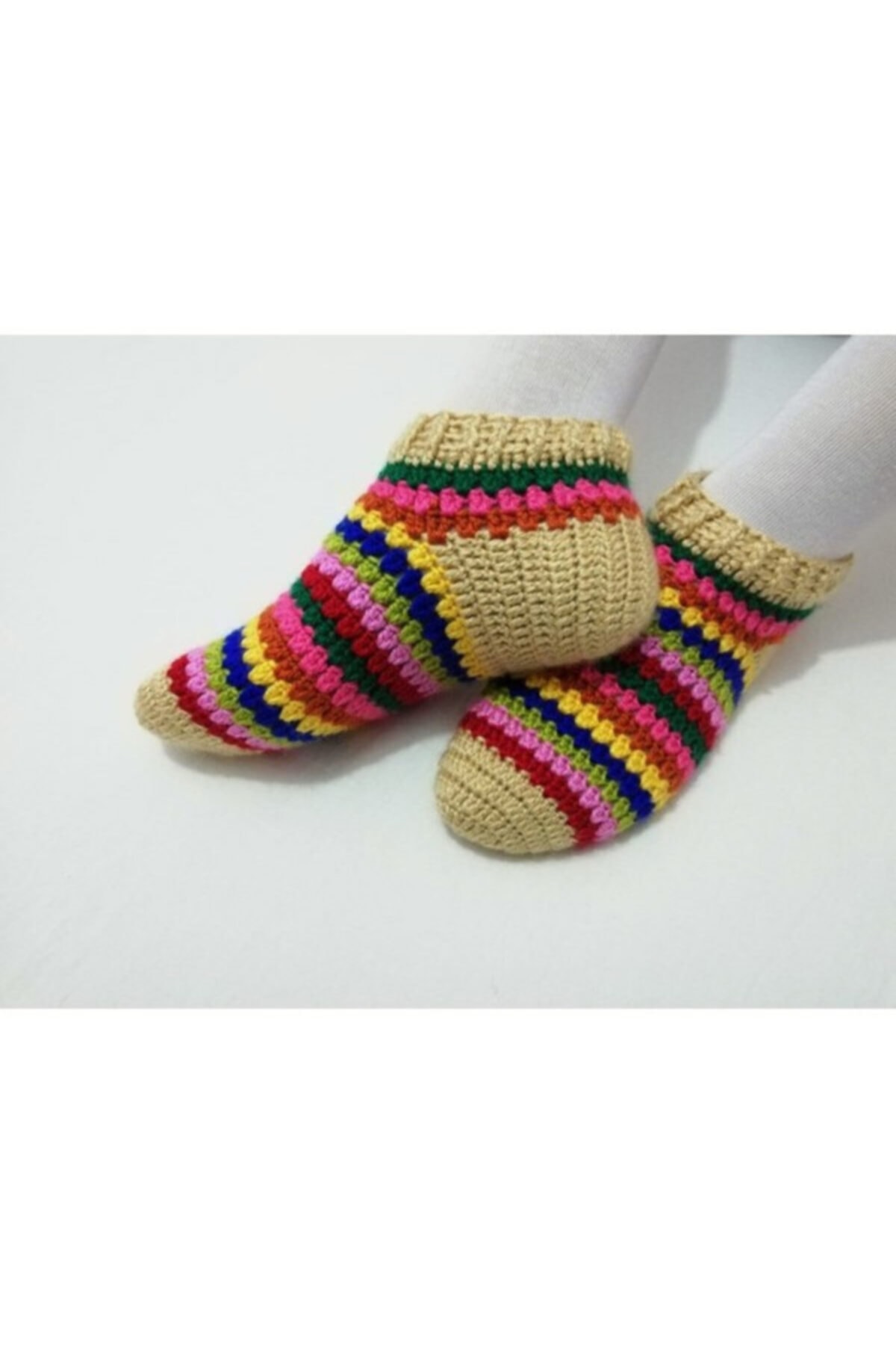 Lotis El Yapımı, Kışlık Kadın Renkli Sıcak Çorap