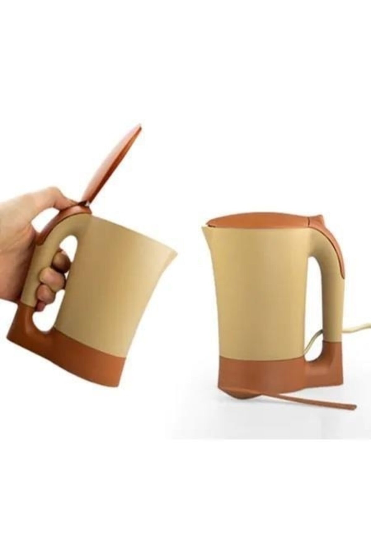 HappyMarriage Mini Kettle Elektrikli Su Isıtıcı Türk Kahvesi Makinesi