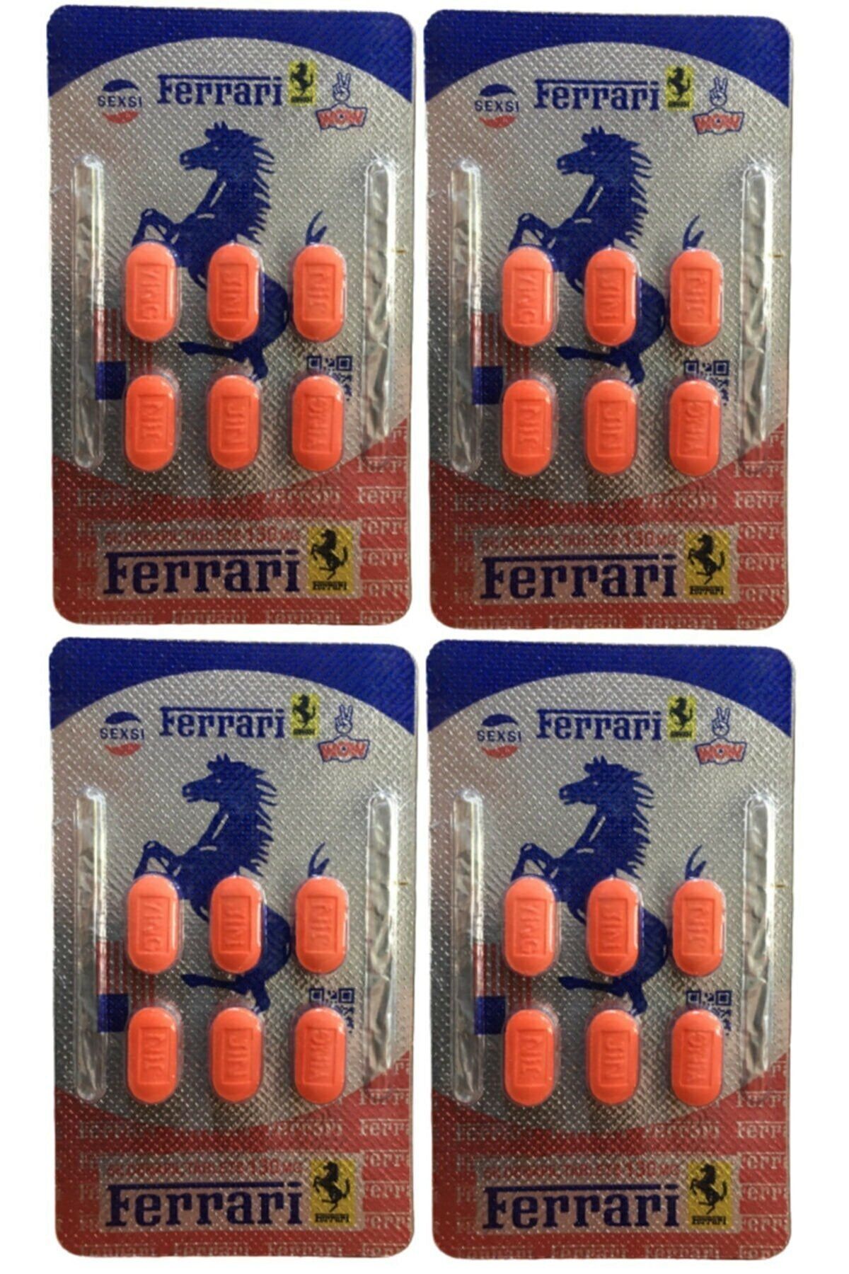 Herşeyi Kolay Ferrarîî 130mg 6'lı 4 Pkt Geciktirici Ve Sertleştirici Cialismp Viegramp Viagramp Sialist Sprey Ay30