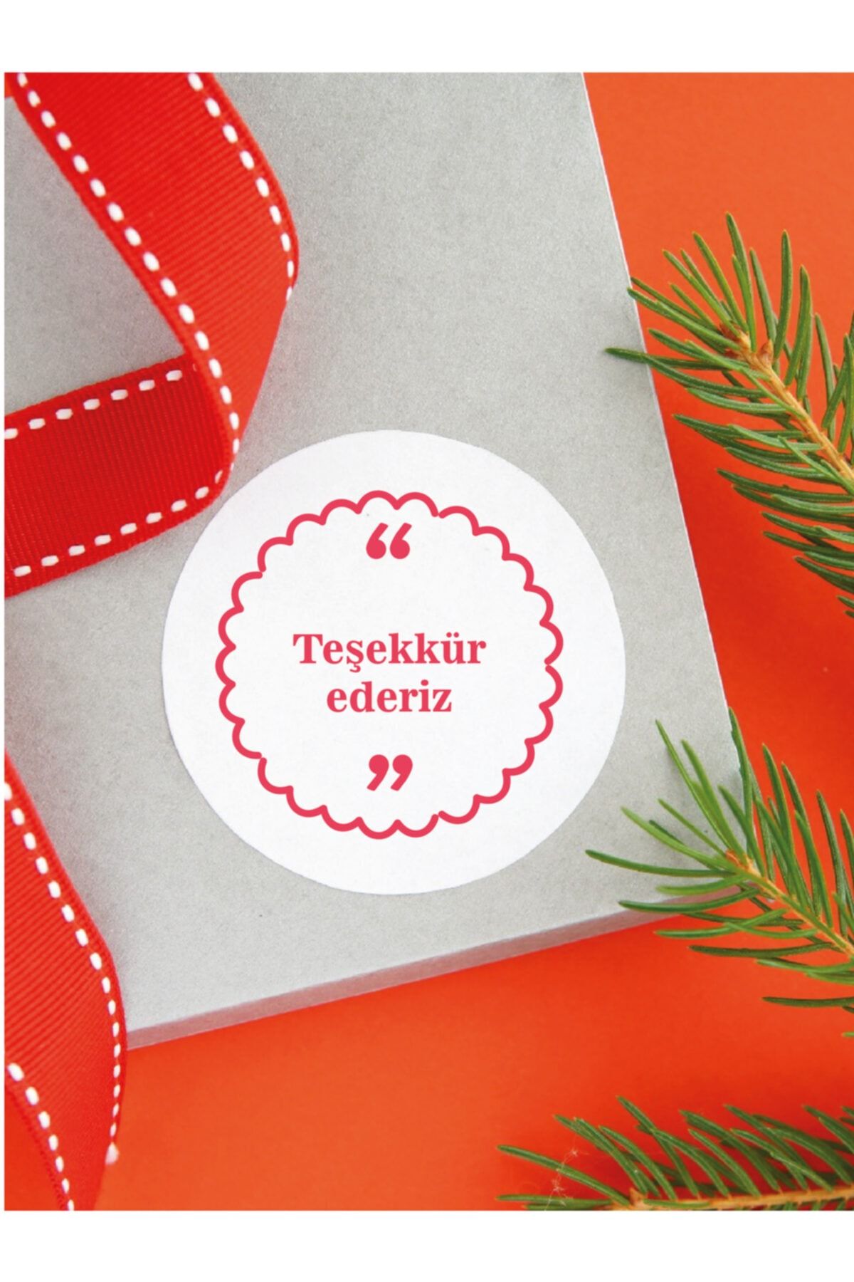 Etiket Vitrini Hazır Kuşe Sticker Etiket 025