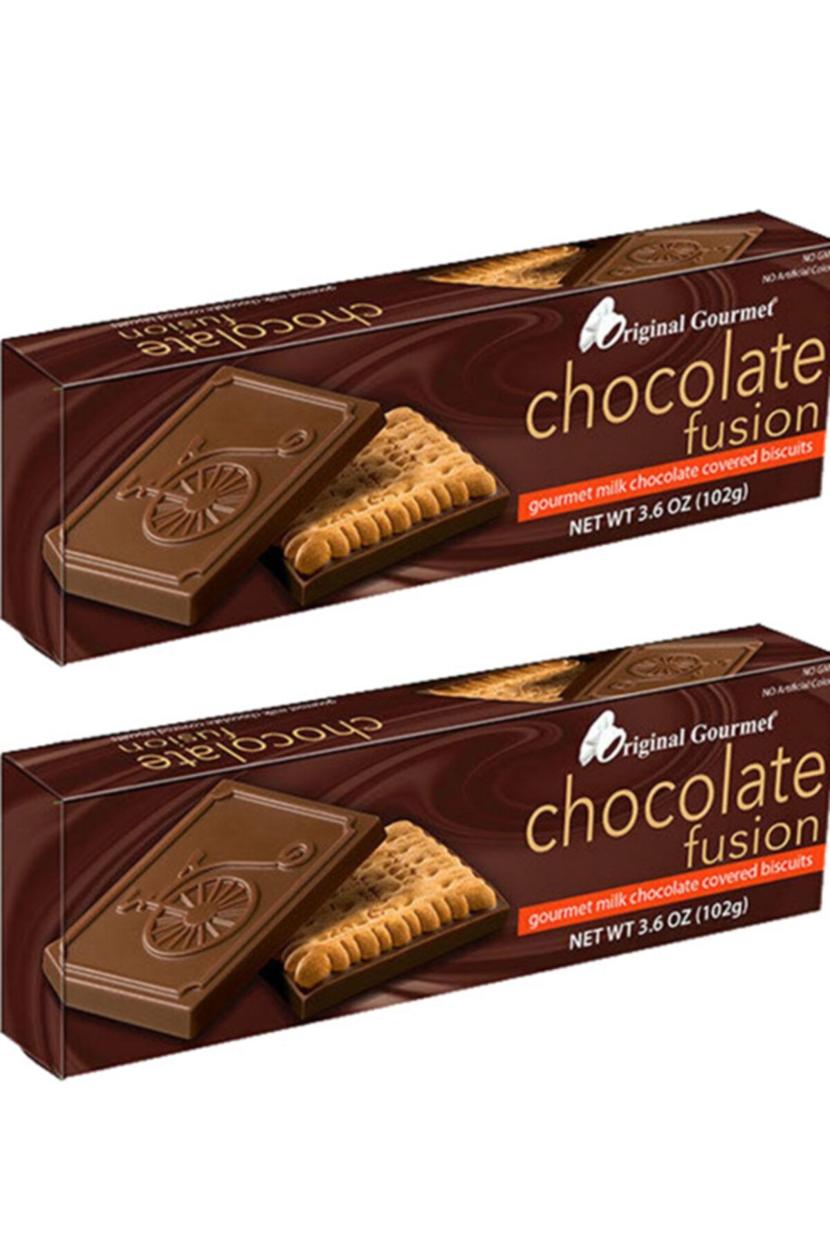ORIGINAL GOURMET Fusion Çikolatalı Bisküvi 102 gr  X 2 Adet
