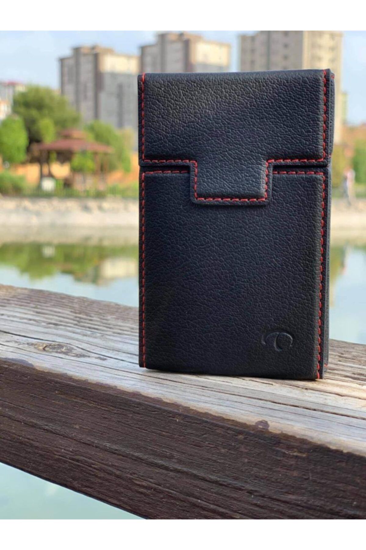 KAVELE Deri Sigara Kutusu - Kısa Slim Paket Için