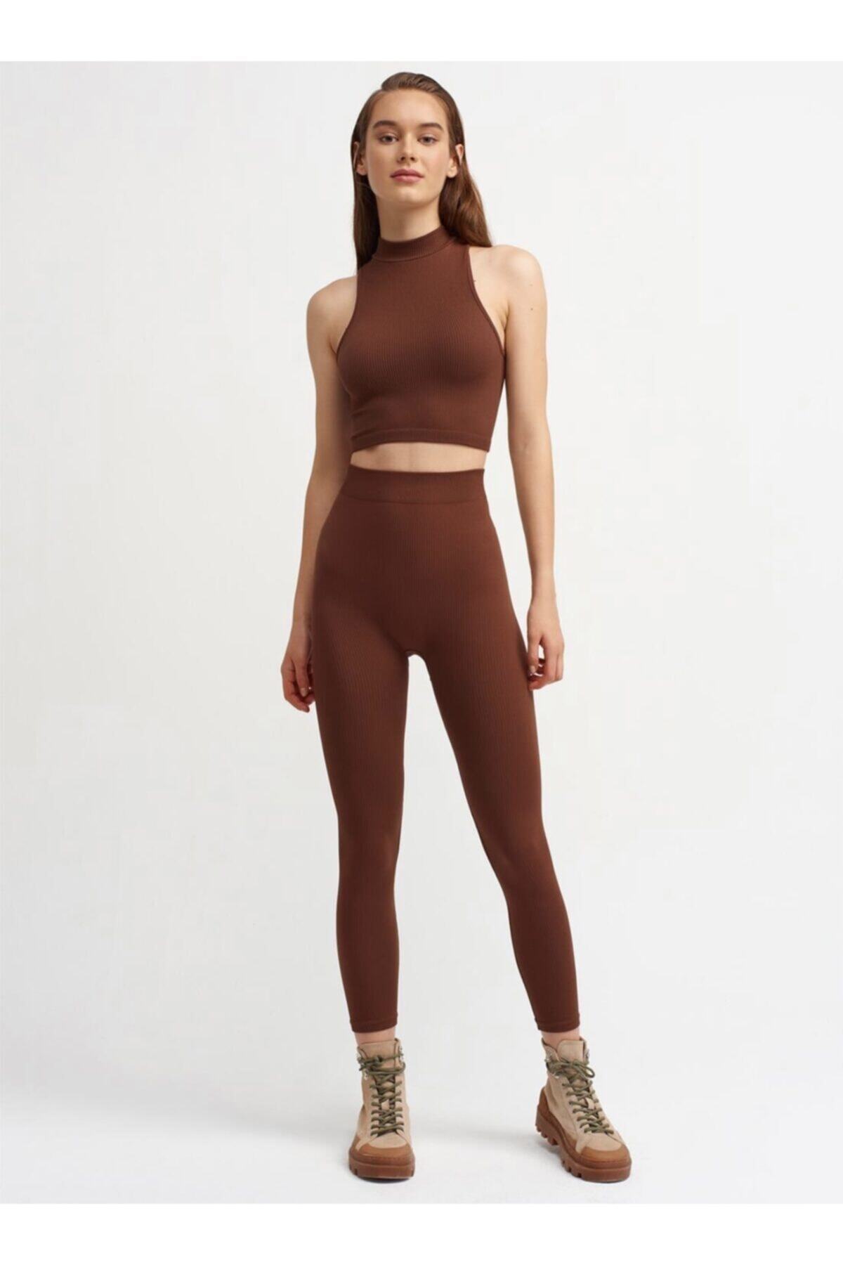 Dilvin 3576 Fitilli Dikişsiz Tayt