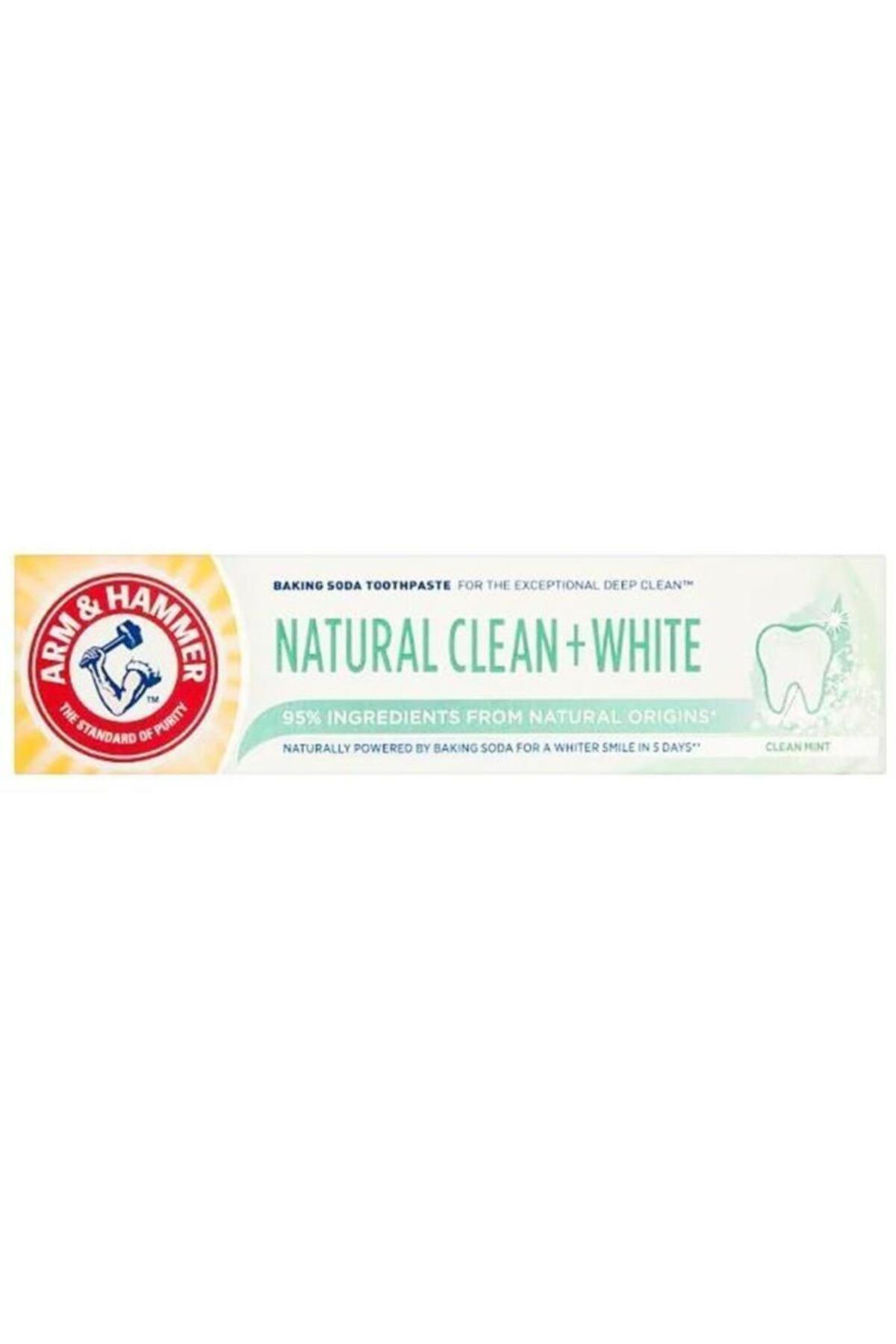 Arm Hammer Natural Clean Beyazlatıcı Diş Macunu 75 Ml