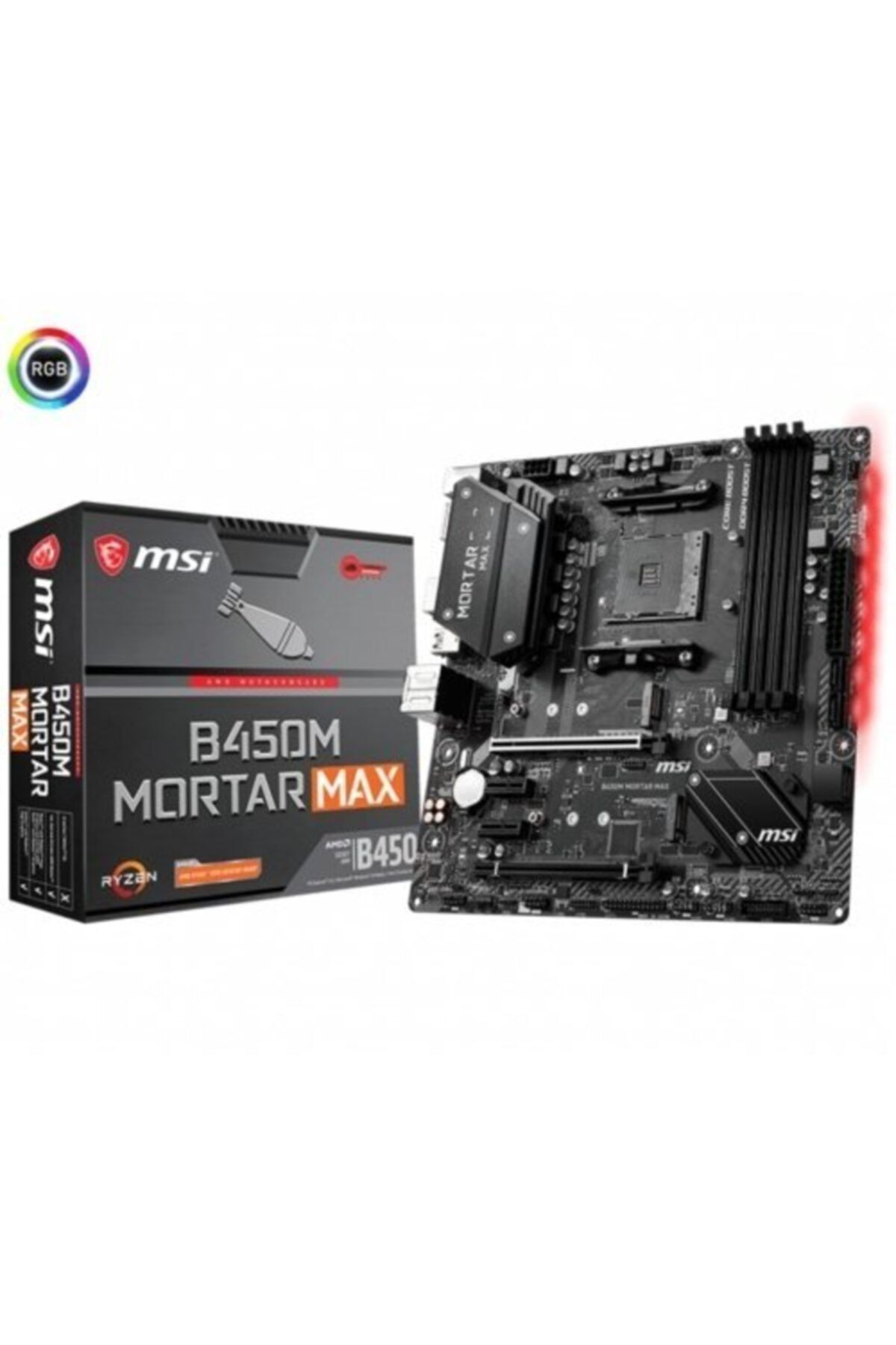 MSI B450m Mortar Max Ddr4 3466mhz S+gl Am4 (matx)