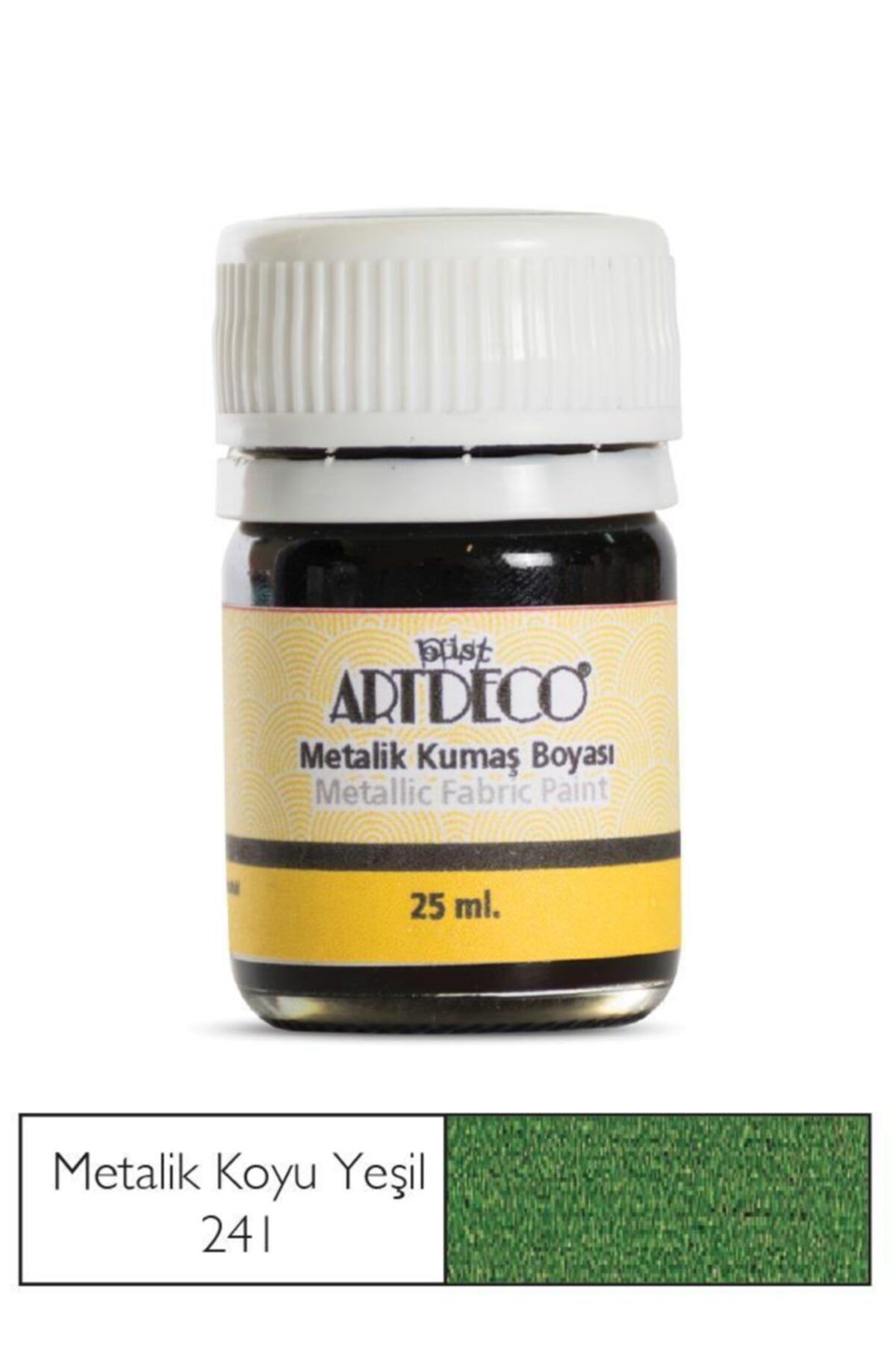Artdeco Metalik Kumaş Boyası 241 Koyu Yeşil