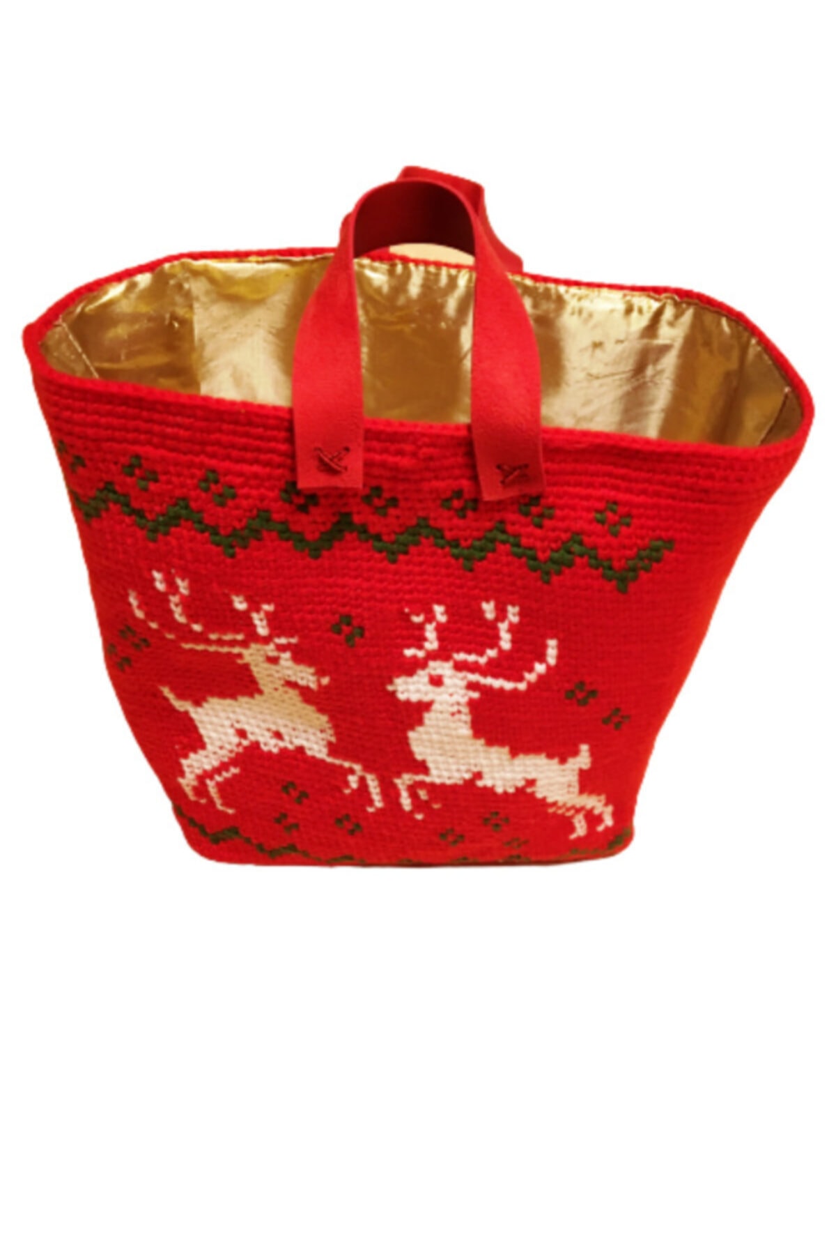 Işin Tasarım Kırmızı Yılbaşı Hediye Sepeti